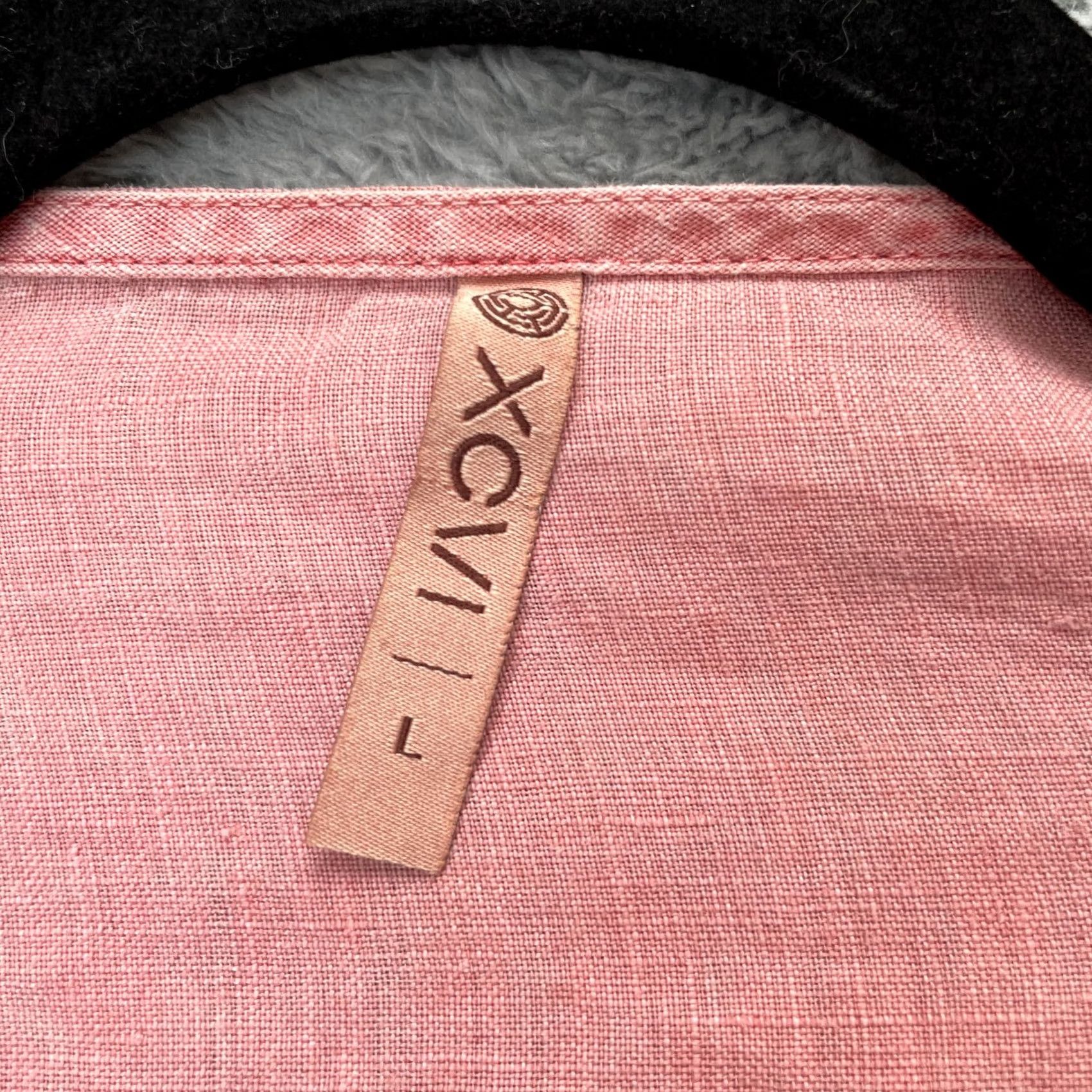Pinko VINTAGE XCVI Jacket Womens L Pink Linen Embroidered Boho City Basic Short 3/4 Sleeve Seasonal Indoor/outdoor Size L / US 10 / IT 46 - 3 Thumbnail