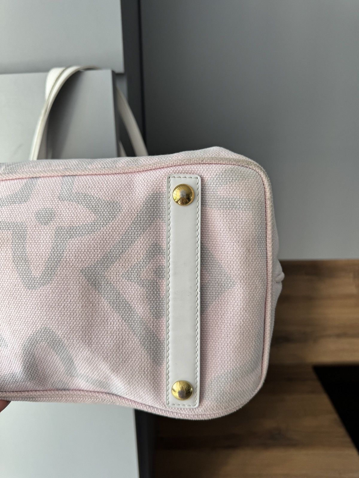 Louis Vuitton Louis Vuitton Tahitienne Cabas PM Pink Tote Bag Size ONE SIZE - 7 Thumbnail