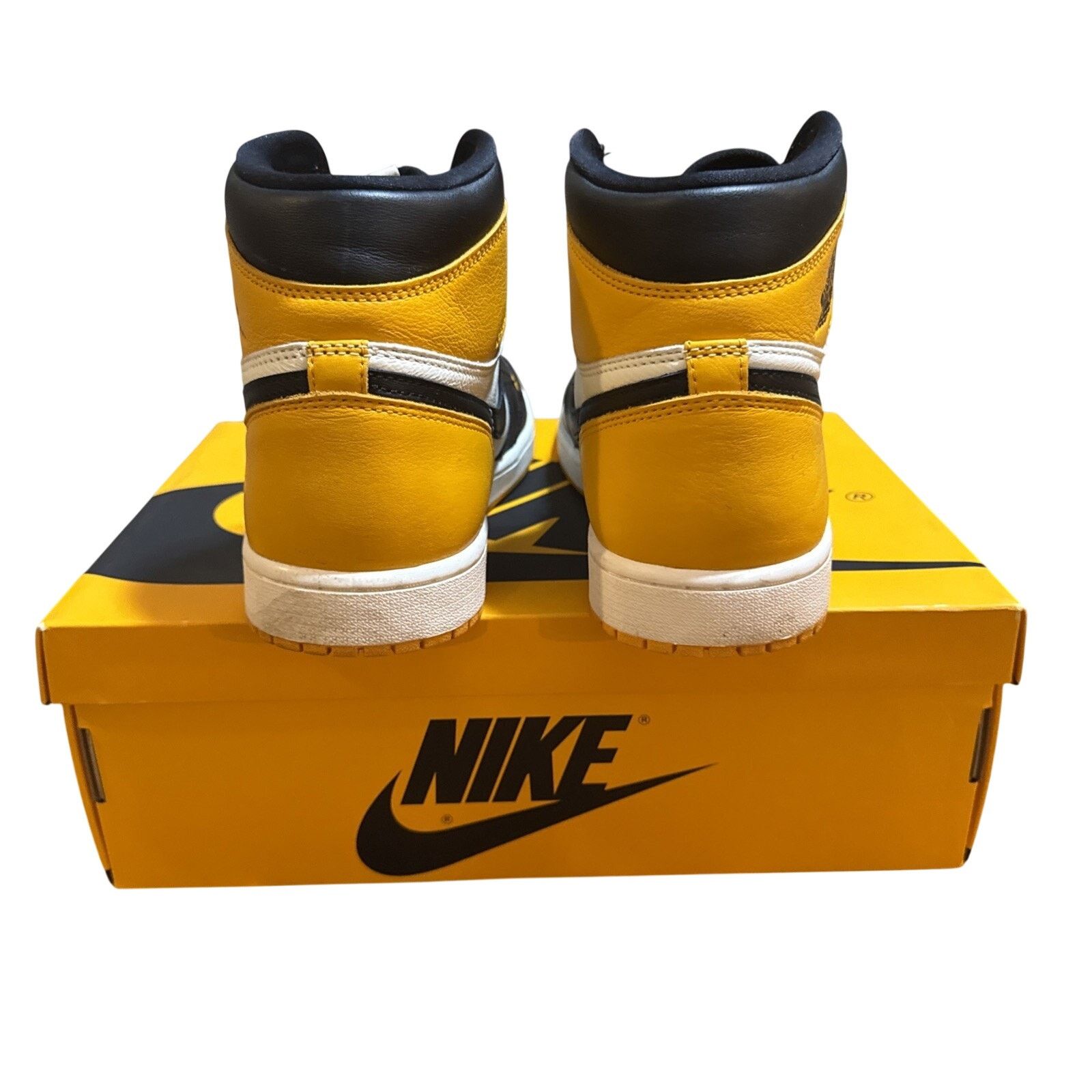 Nike Nike Air Jordan 1 Mid Taxi Black Yellow Men’s Size10.5 Size US 10.5 / EU 43-44 - 3 Thumbnail