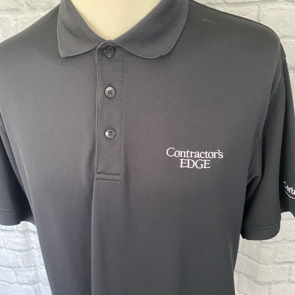 Cabelas Cabelas men XL 3 button dri fit short sleeve polo black Size US XL / EU 56 / 4 - 2 Thumbnail