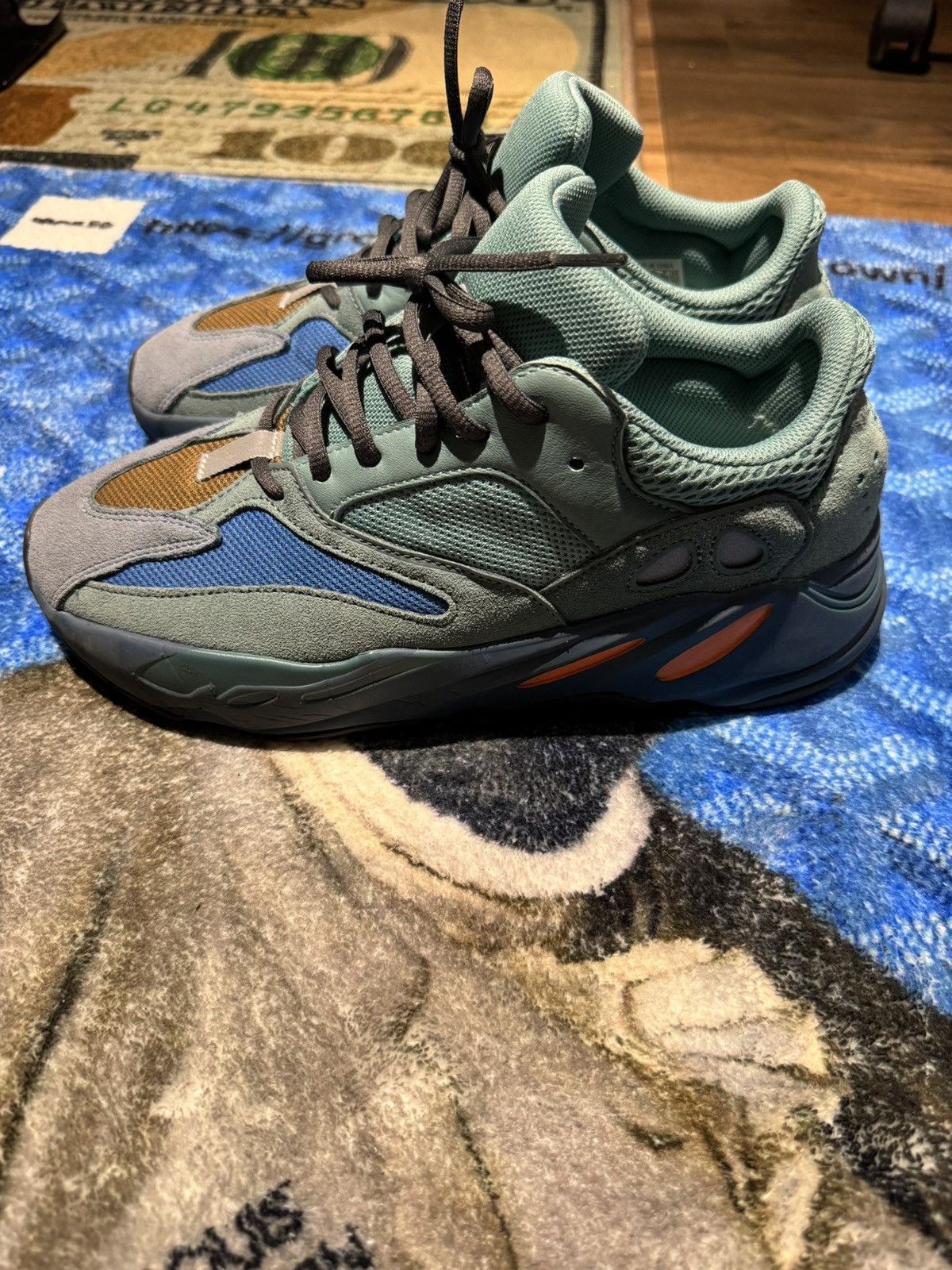 Yeezy Yeezy Boost 700 Faded Azure Size US 9.5 / EU 42-43 - 4 Thumbnail