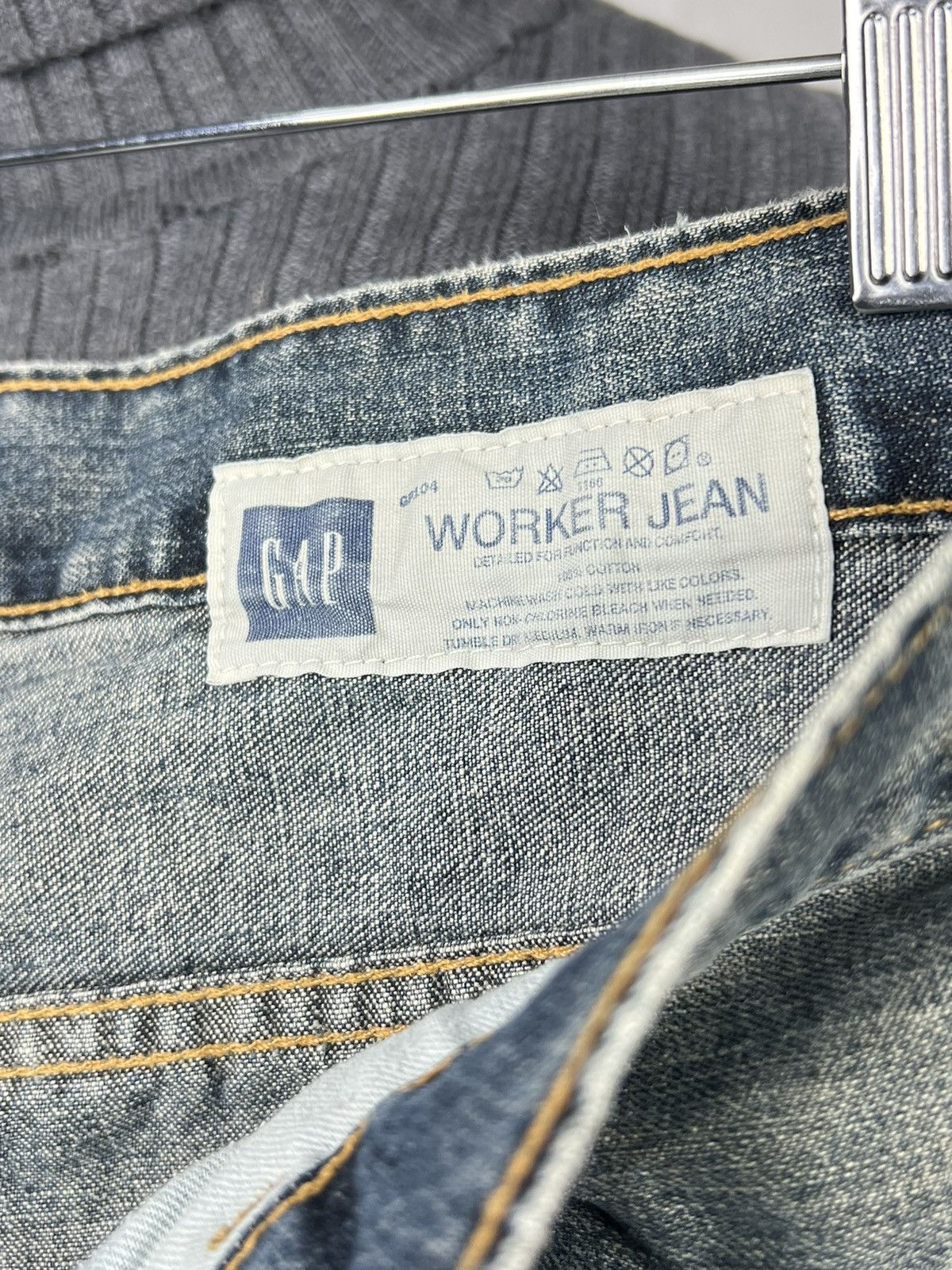 Gap Vintage Gap Worker Jeans Size 34 - 30 Size US 34 / EU 50 - 9 Thumbnail