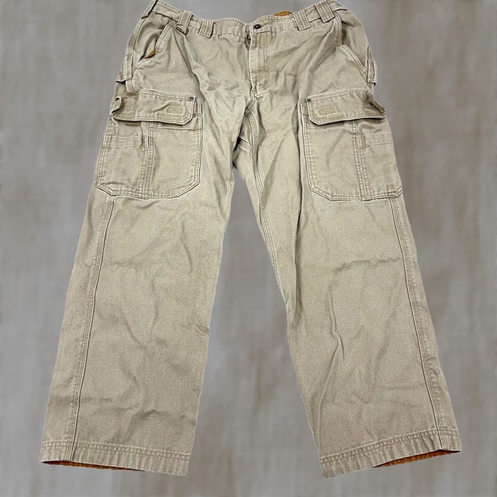 Vintage Duluth Cargo Pants Men 40x30 Tan Canvas Baggy Relaxed Regular Size 40 Size US 40 / EU 56 - 1 Thumbnail