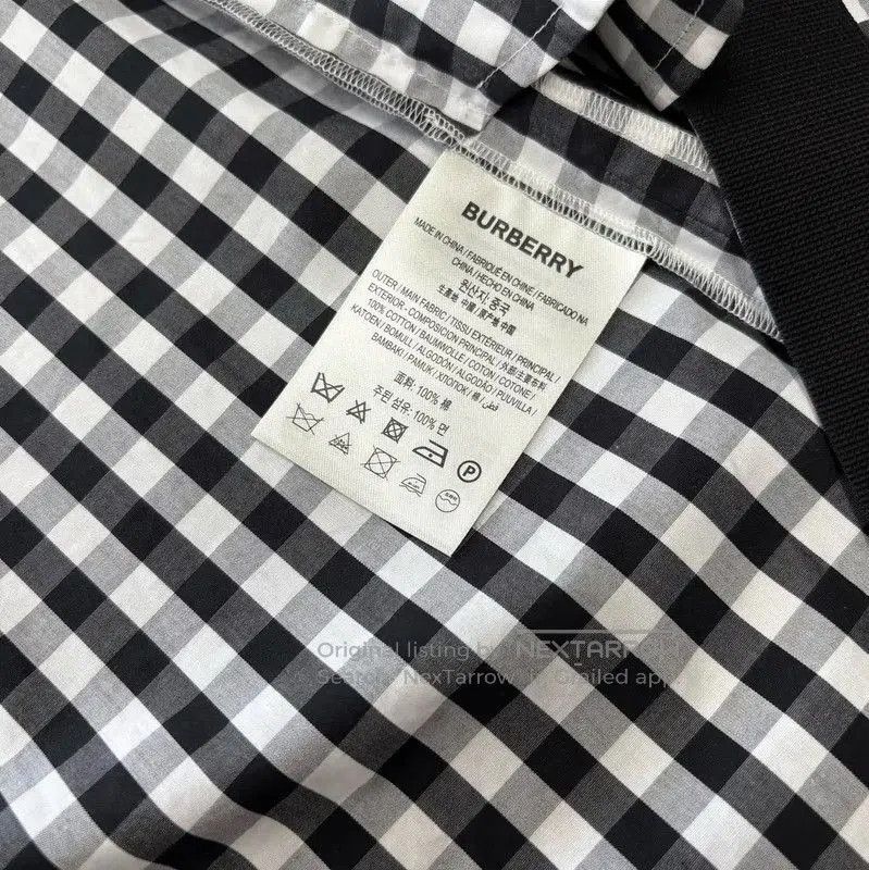 Burberry Burberry Black and Gray Cotton Dress. Size M / US 6-8 / IT 42-44 - 5 Thumbnail