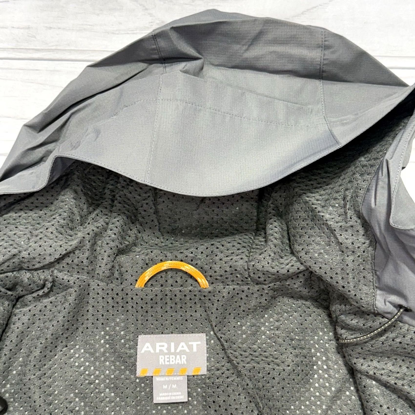 Ariat Ariat Rebar Jacket Womens M Gray Stormshell H20 Waterproof Rain Coat 10062724 Size M / US 6-8 / IT 42-44 - 4 Thumbnail