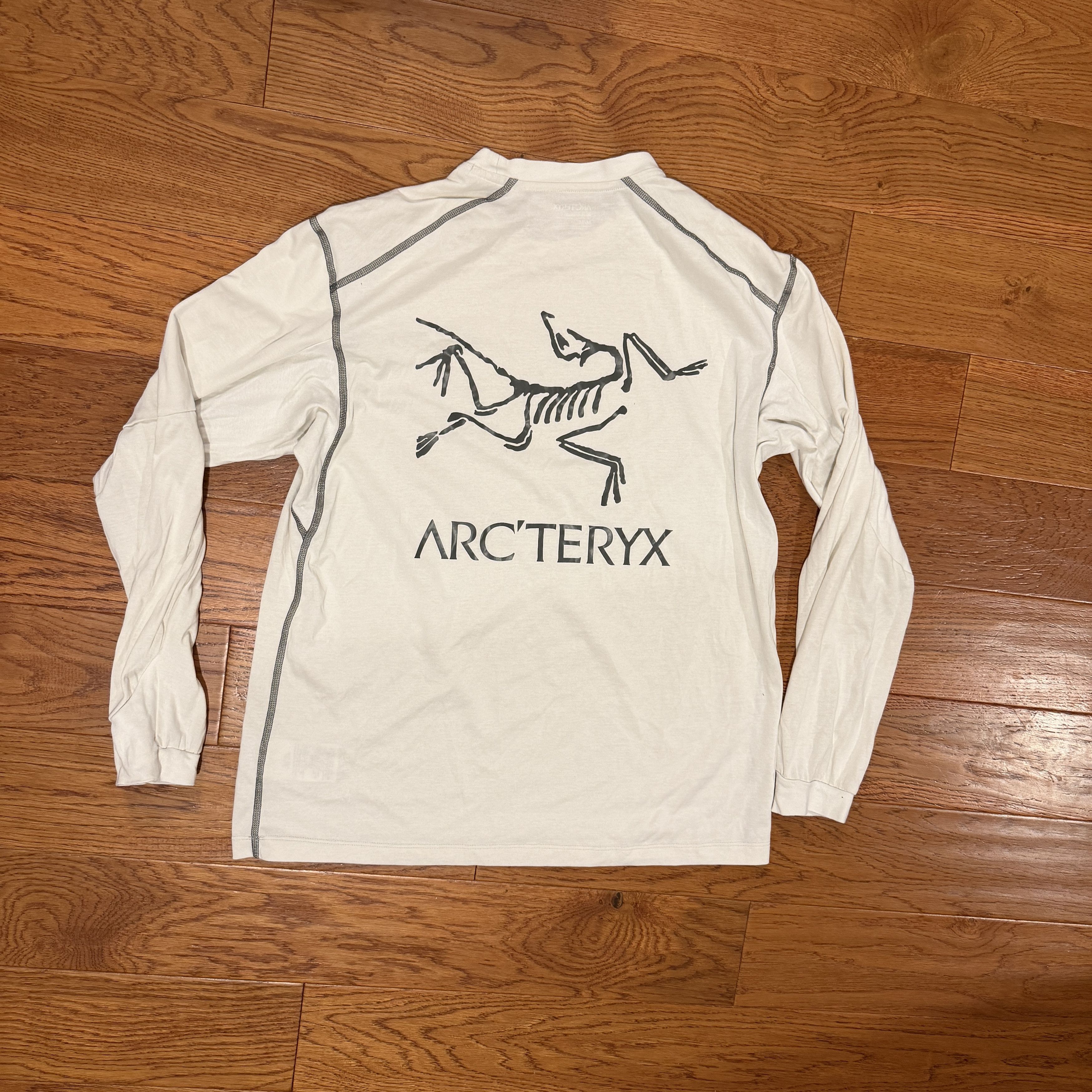 Arc'teryx Arcteryx System A Copal Long Sleeve Bird Tee Chalk | Grailed