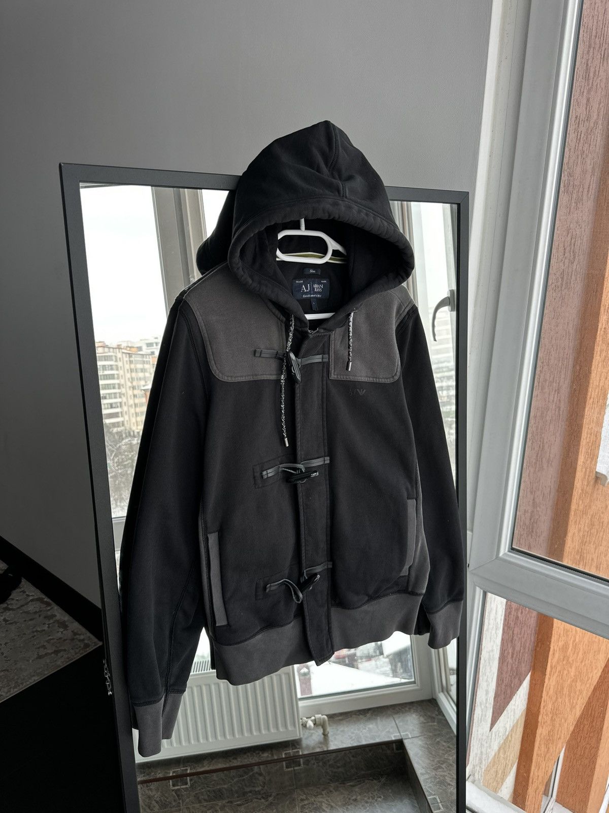 Armani Armani Jeans Duffle Zip Hoodie Mens Sz M-L Size US M / EU 48-50 / 2 - 7 Thumbnail