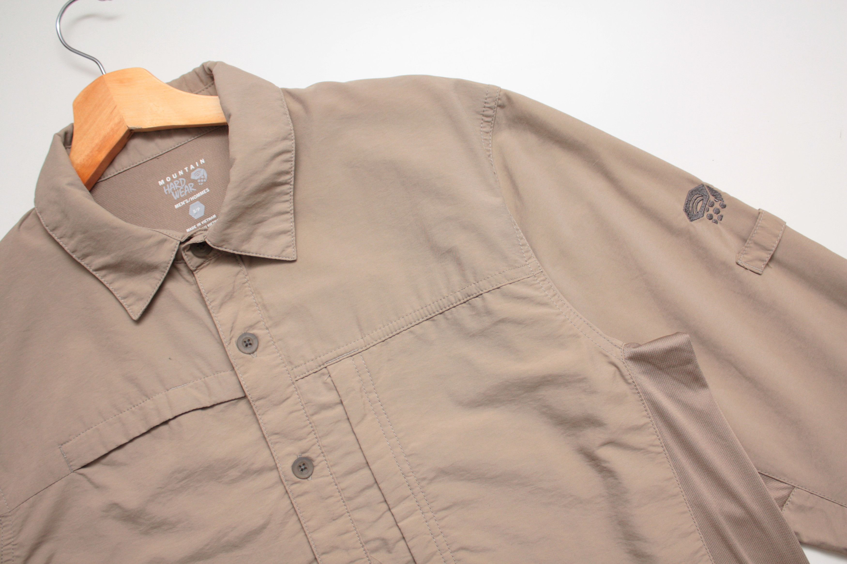 Mountain Hardwear Mountain Hardwear Beige L/S Hiking Shirt Men's Size US M / EU 48-50 / 2 - 3 Thumbnail