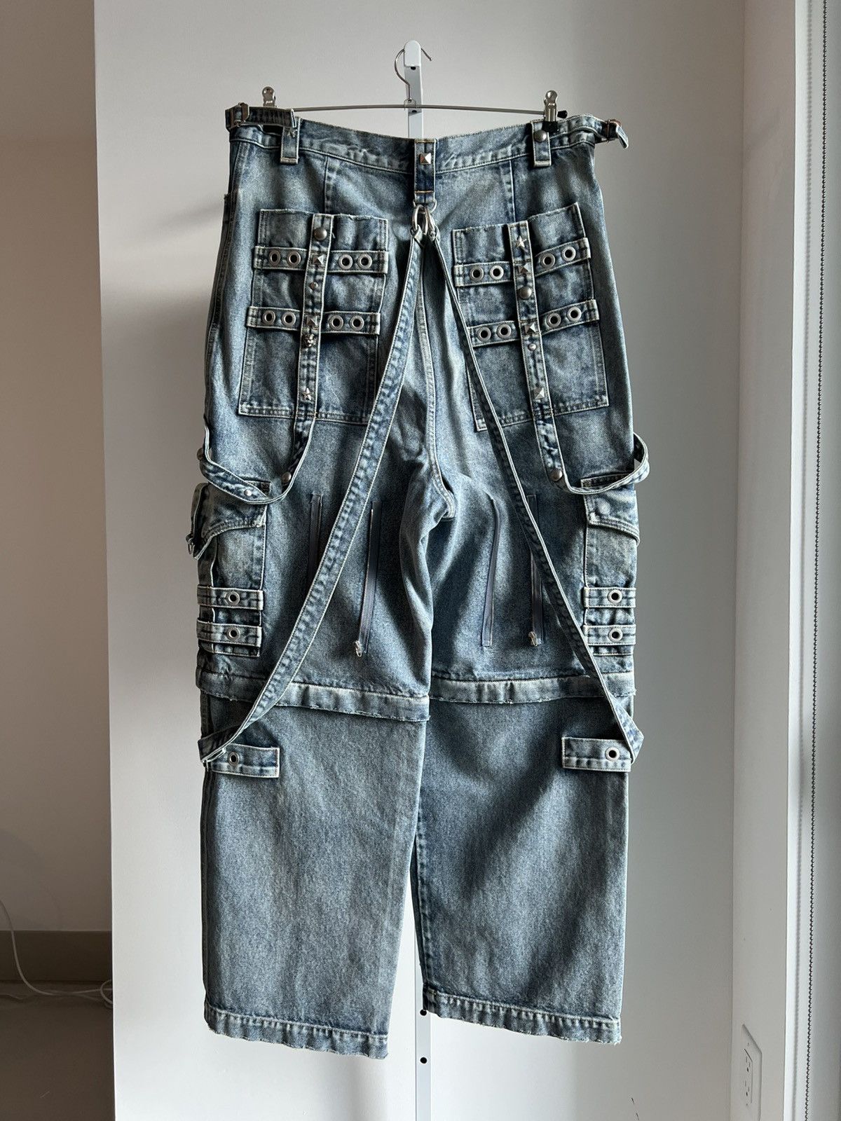 Balenciaga BALENCIAGA SPRING 22 ‘CLONES’ RAVER BAGGY DENIM PANTS Size US 33 - 2 Thumbnail
