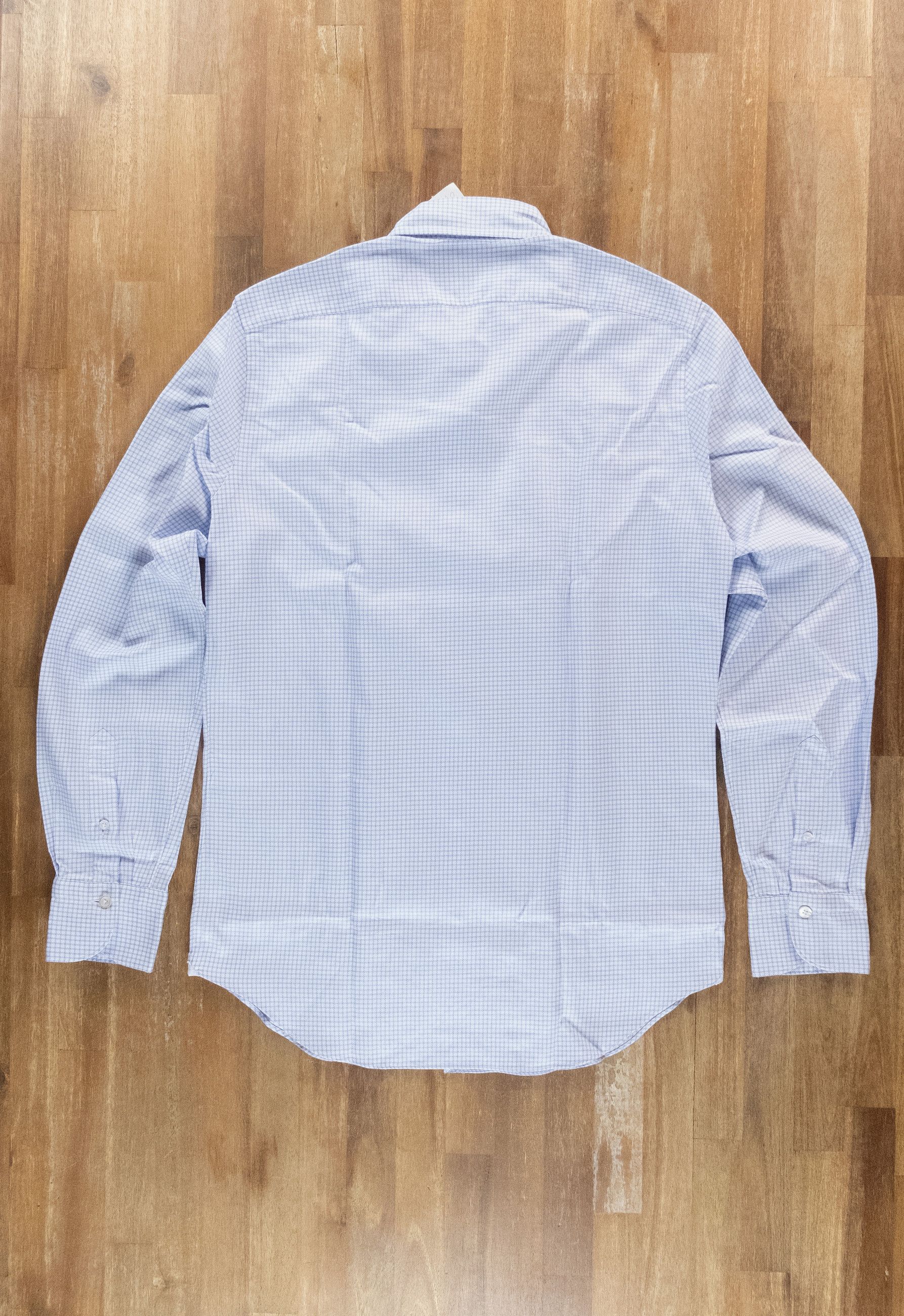 Finamore FINAMORE blue white shepherd check dress shirt Size 40 Size US M / EU 48-50 / 2 - 5 Thumbnail