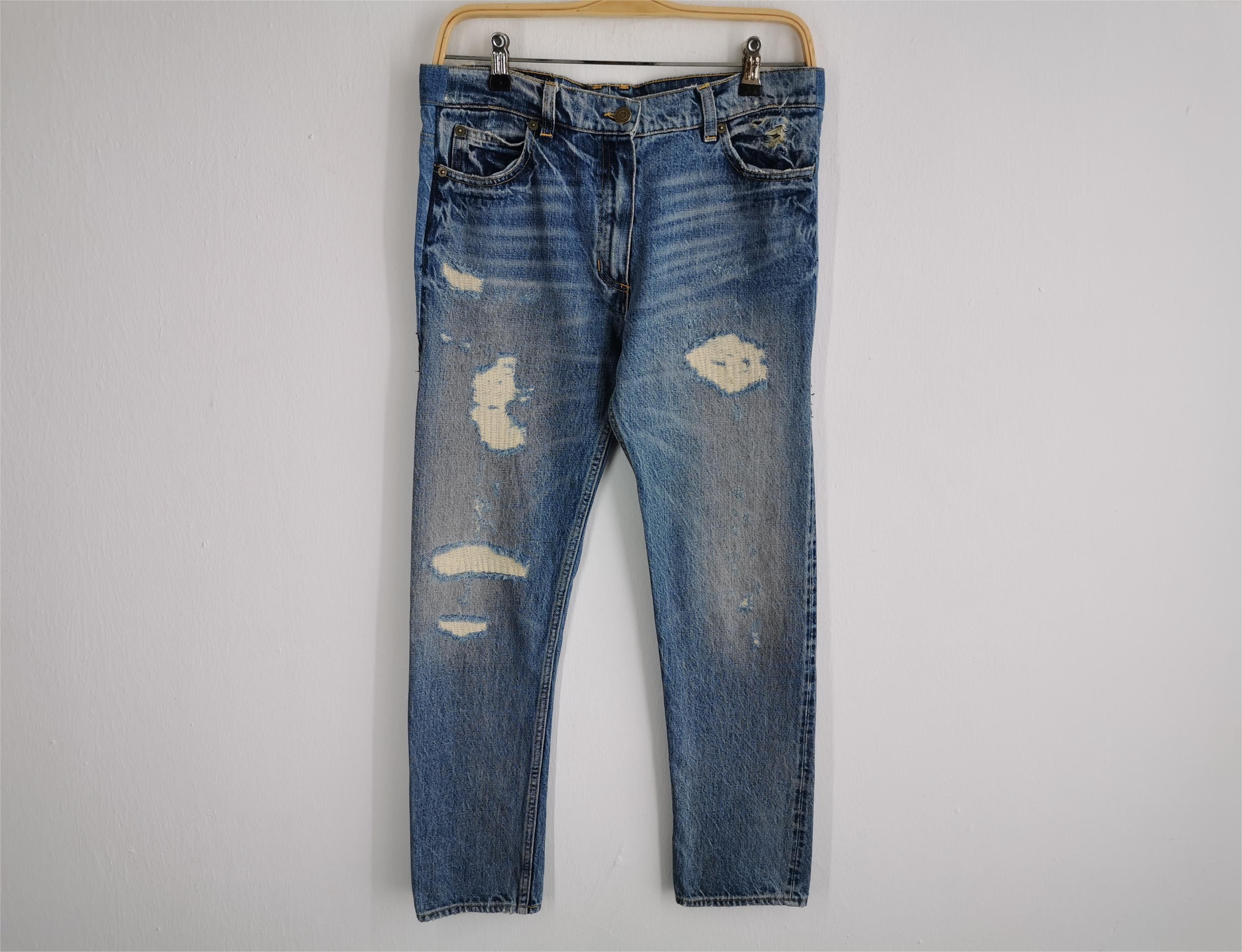 Golden Goose Distressed Vintage 90's Golden Goose Denim Made In Italy Size US 32 / EU 48 - 2 Thumbnail