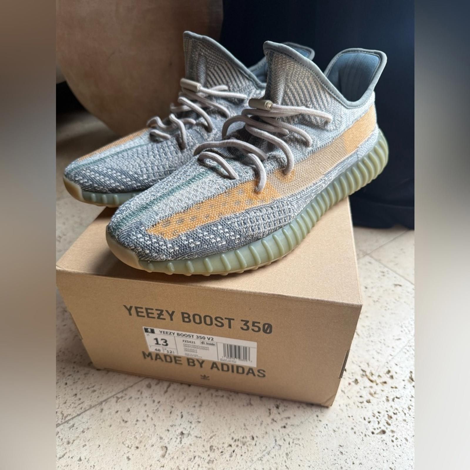 adidas gazelle silver green womens YEEZY BOOST 350 MADE BY ADIDAS MX DARK SALT SIZE 13 – DR1P NY main image 1