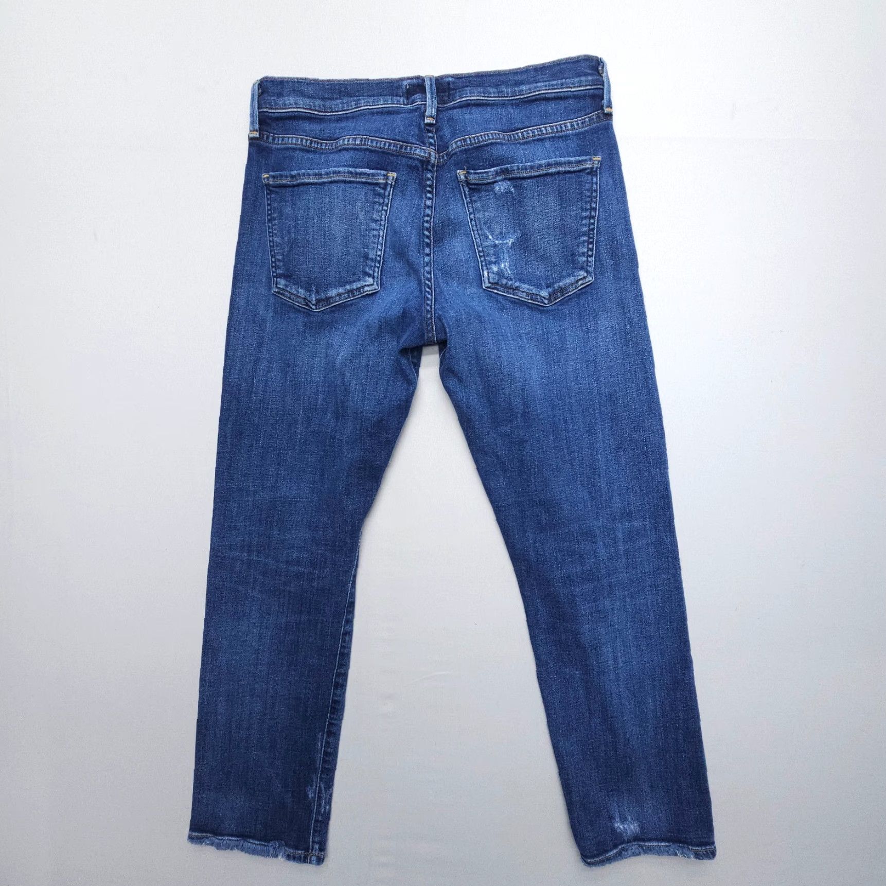 Agolde AGOLDE Jeans Women Size 26 Denim Slim Boyfriend 5-Pocket Dark Wash USA Made Size 26" / US 2 / IT 38 - 2 Thumbnail