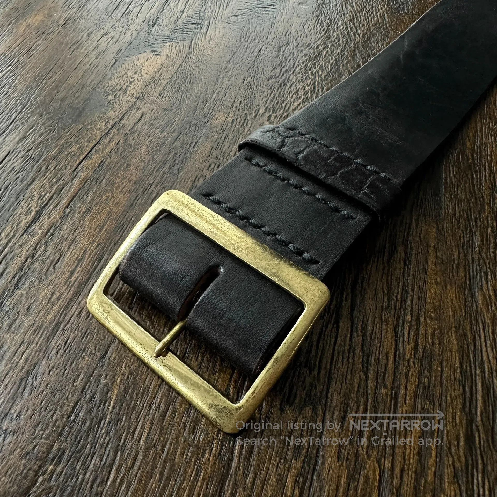 Other TWC Horsehide Belt Aoyama Limited. Size ONE SIZE - 5 Thumbnail