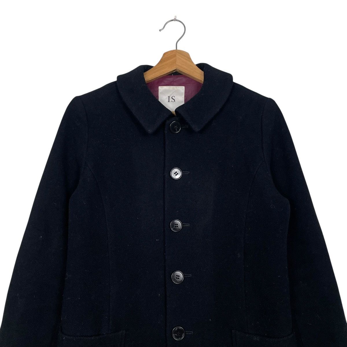 Issey Miyake Issey Miyake x Sunao Kuwahara Black Wool Long Coat Size M / US 6-8 / IT 42-44 - 2 Thumbnail