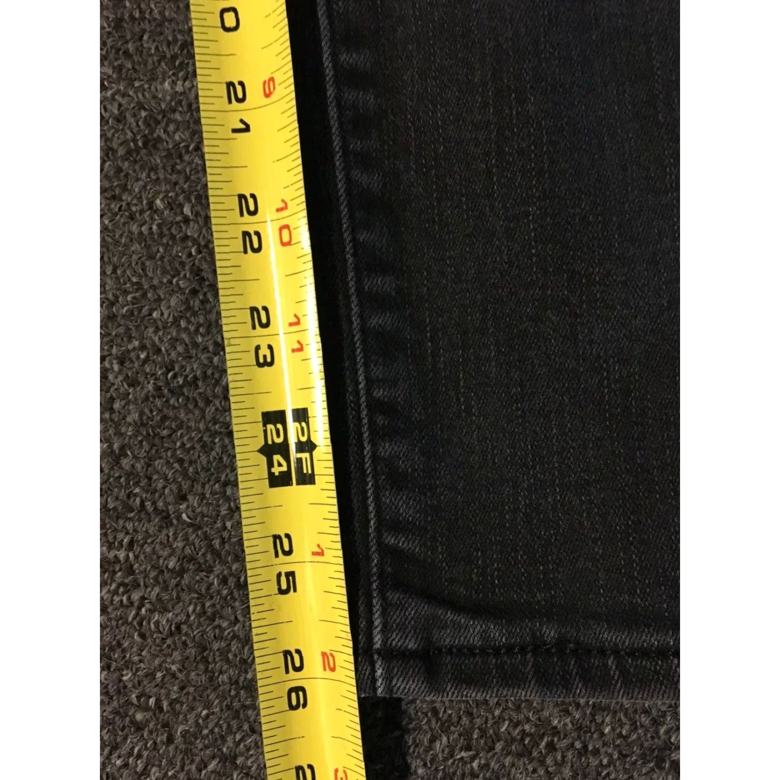 Levi's VINTAGE Levi's 711 Skinny Jeans 26/26 Pants Black 90s USA Womens Skinny Jeans 711 Size 26" / US 2 / IT 38 - 5 Thumbnail