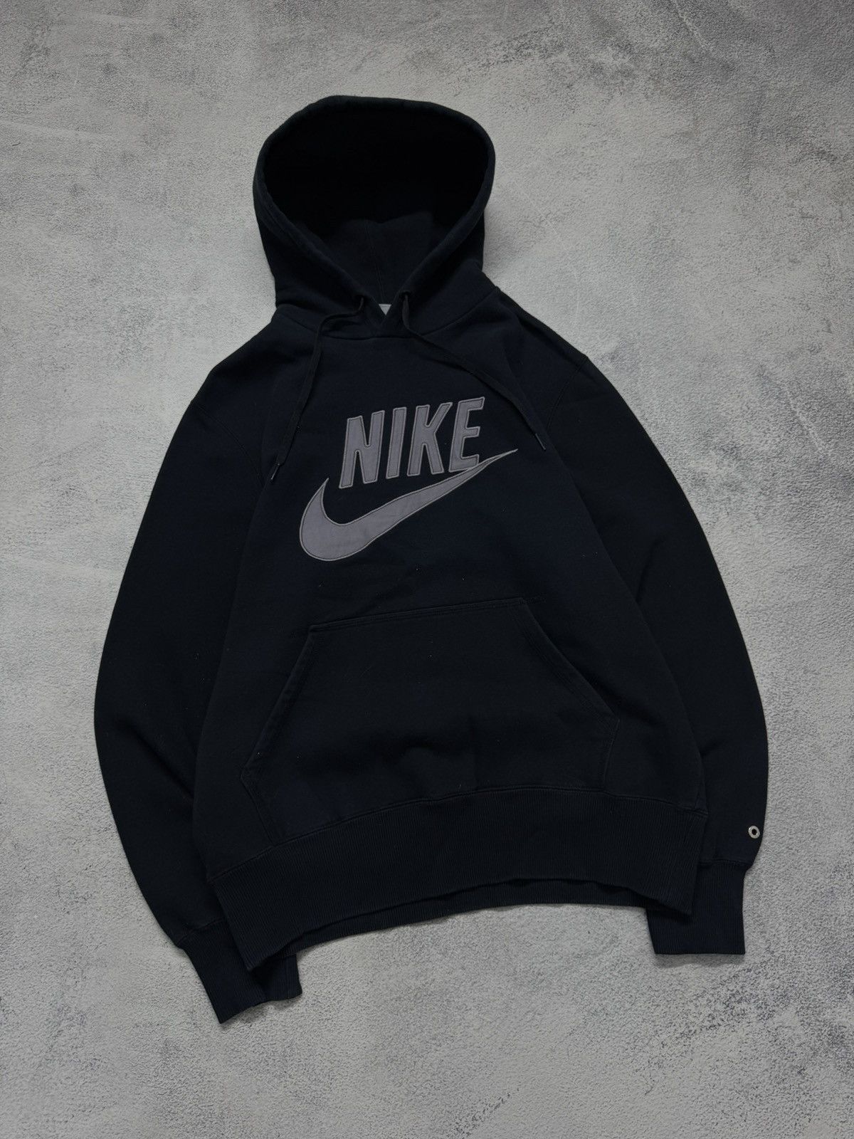 Nike Vintage Y2K Nike Big Swoosh Hoodie 00’s Size US M / EU 48-50 / 2 - 3 Thumbnail
