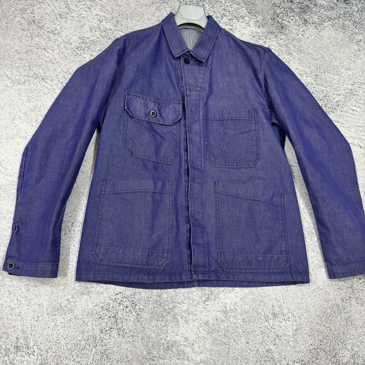 Vintage Vintage Worker Heavy Cotton Light Jacket L size Size US L / EU 52-54 / 3 - 2 Thumbnail