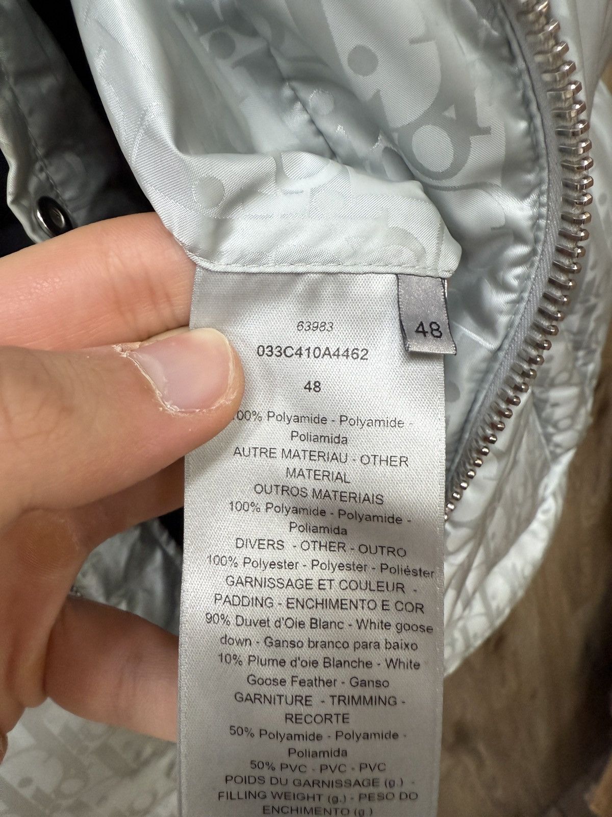Dior Christian Dior Monogram Silver Vest Size US M / EU 48-50 / 2 - 10 Thumbnail