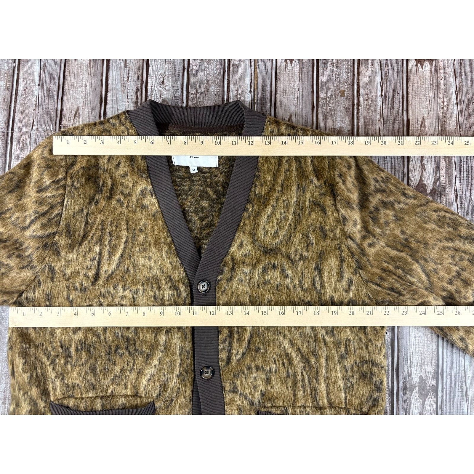 Corridor CORRIDOR NYC Opus Brushed Paisley Jacquard Knitted Cardigan Size US M / EU 48-50 / 2 - 4 Thumbnail