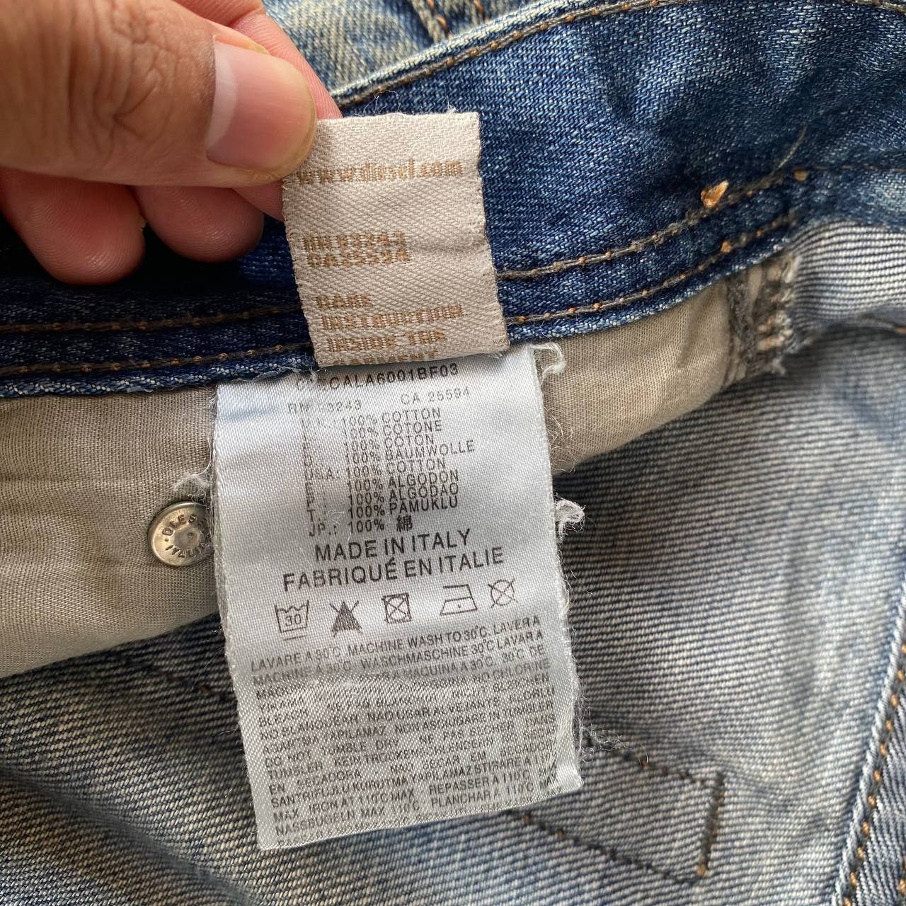 Diesel BJ06-17 VINTAGE DIESEL 08LD DISTRESSED VICKER RUSTY MUDWASH Size US 31 - 11 Thumbnail