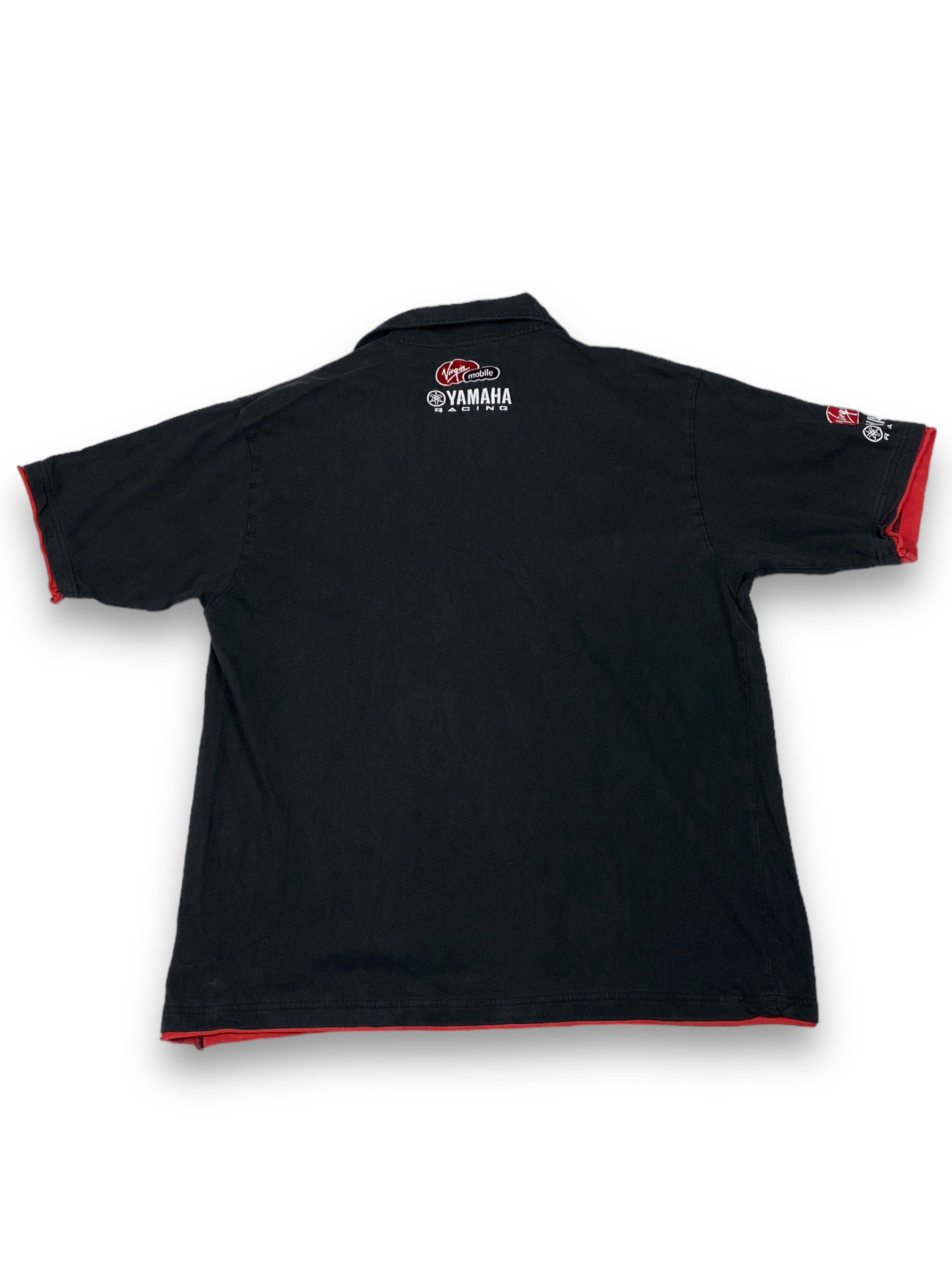 Yamaha Vintage YAMAHA Black Many Logos Polo Shirt Y2k M698 Size US L / EU 52-54 / 3 - 11 Thumbnail