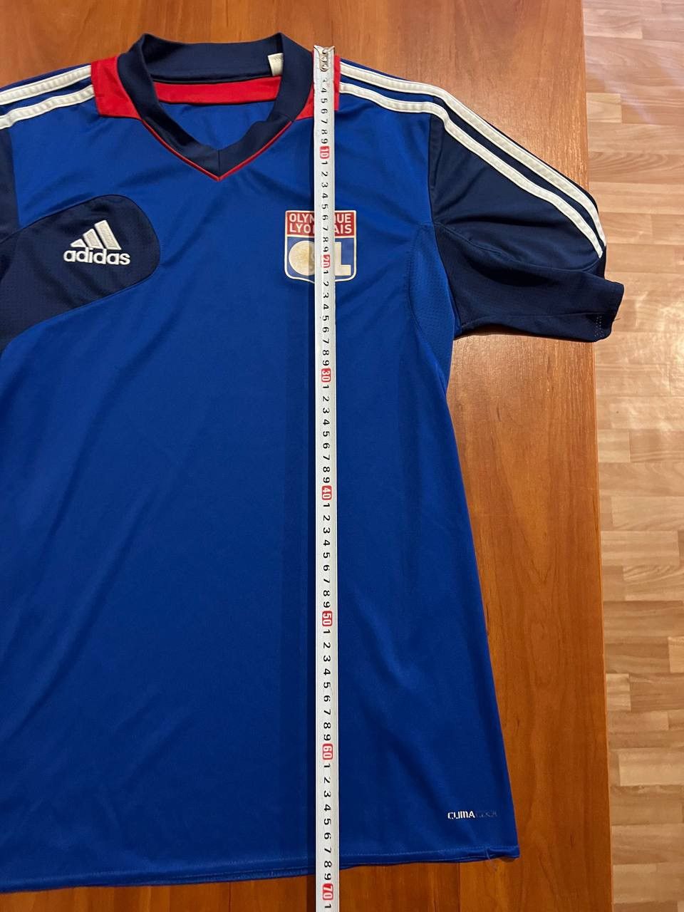 Adidas OLYMPIQUE LYONNAIS LYON FRANCE TRAINING SOCCER JERSEY SHIRT Size US S / EU 44-46 / 1 - 14 Thumbnail