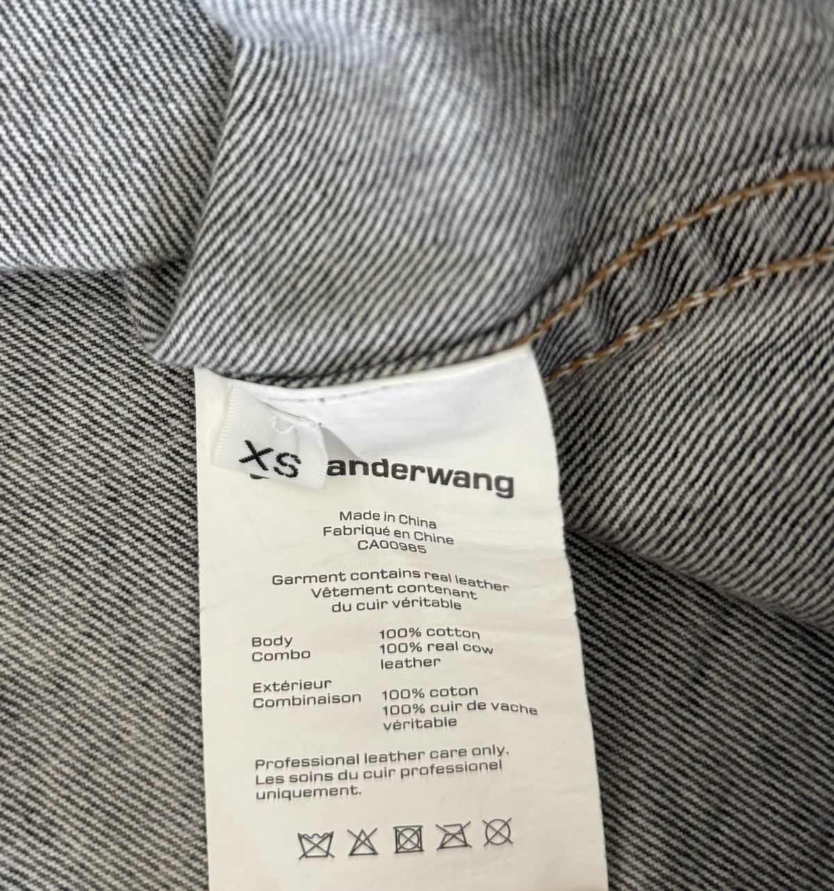 Alexander Wang Alexander Wang White Denim Oversize Shirt Size US XS / EU 42 / 0 - 9 Thumbnail