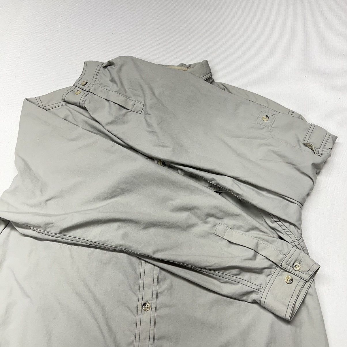 Rei REI Shirt Grey Vented Nylon Long Sleeve UPF 50+ Fly Fishing Size US M / EU 48-50 / 2 - 5 Thumbnail