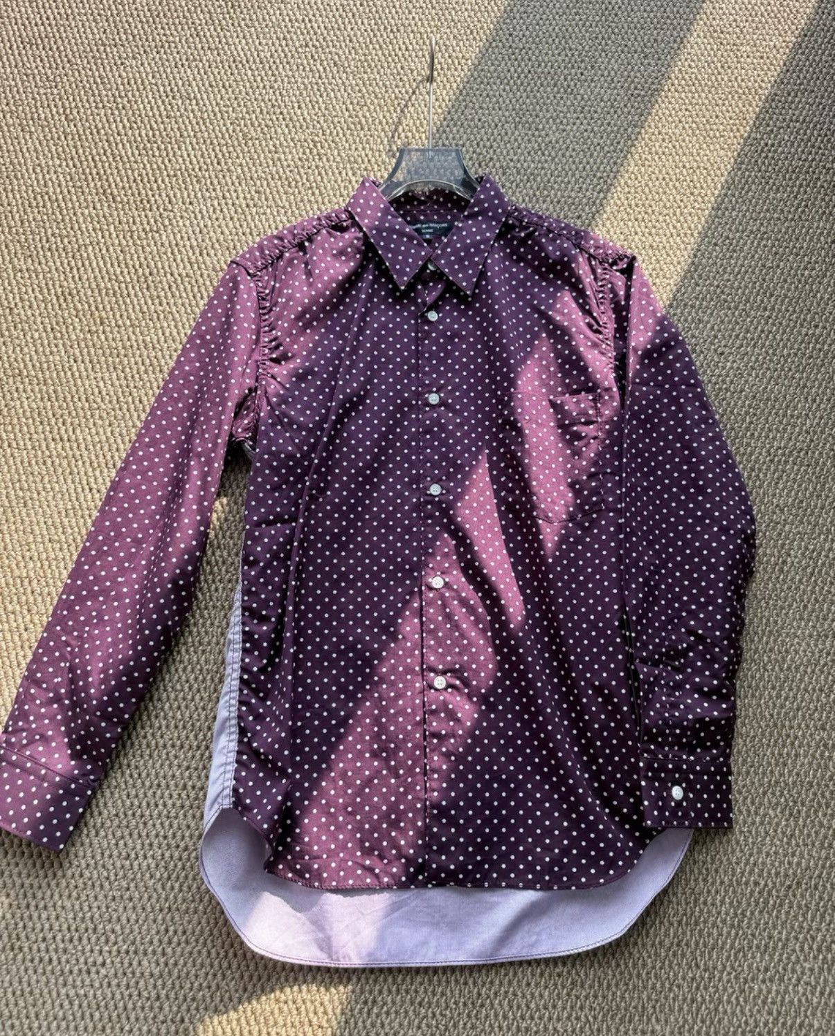 Comme des Garcons COMME des GARÇONS Base White Polka Dot Panel Shirt K23 Size US S / EU 44-46 / 1 - 1 Thumbnail