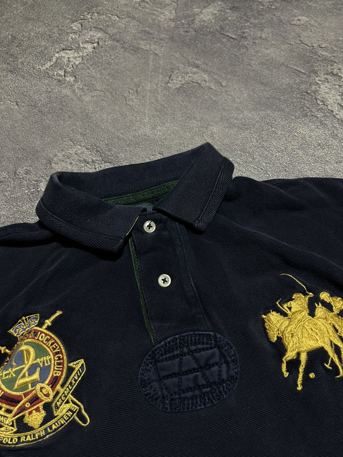 Ralph Lauren Vintage 90s Ralph Lauren Polo Tee Big 2 Logo Streetwear Size US L / EU 52-54 / 3 - 4 Thumbnail