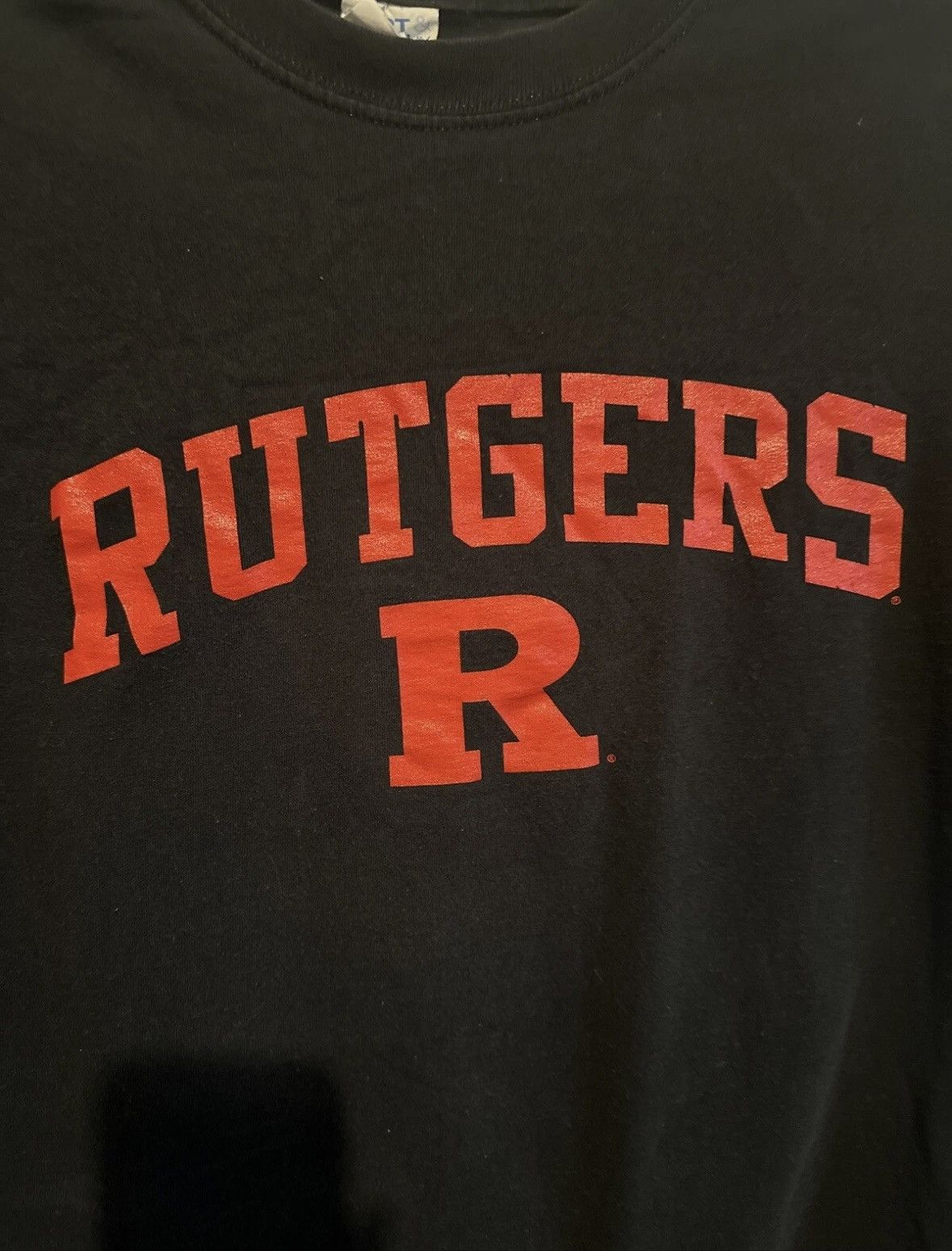 NCAA Rare Vintage Rutgers Scarlett Knights T Shirt Mens size m Size US M / EU 48-50 / 2 - 2 Thumbnail