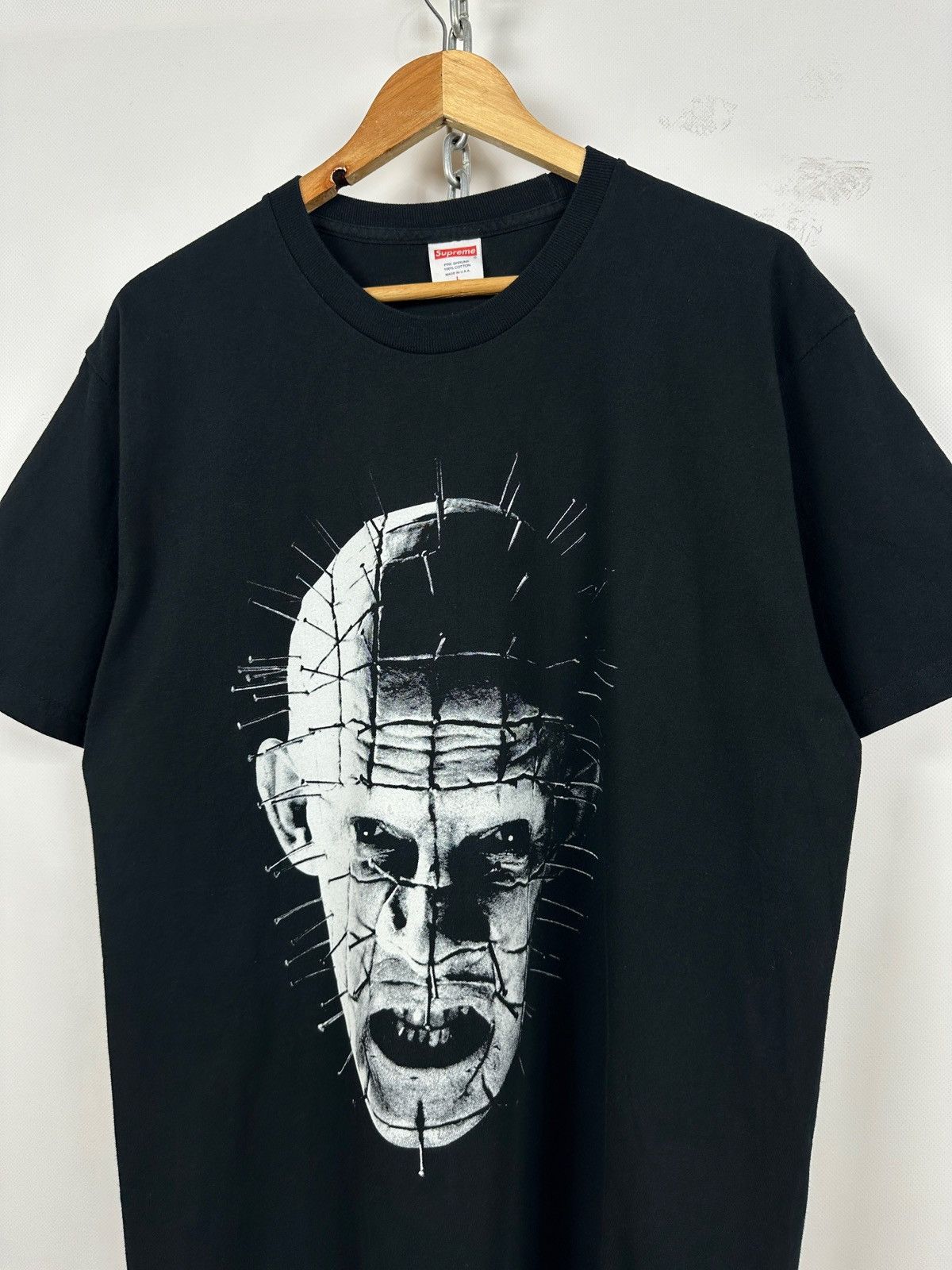 SS18 Supreme x Hellraiser Pinhead Black T-Shirt