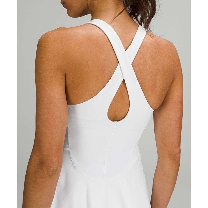Lululemon Lululemon New Court Crush Tennis Dress Acivewear Dress White Size M / US 6-8 / IT 42-44 - 5 Thumbnail