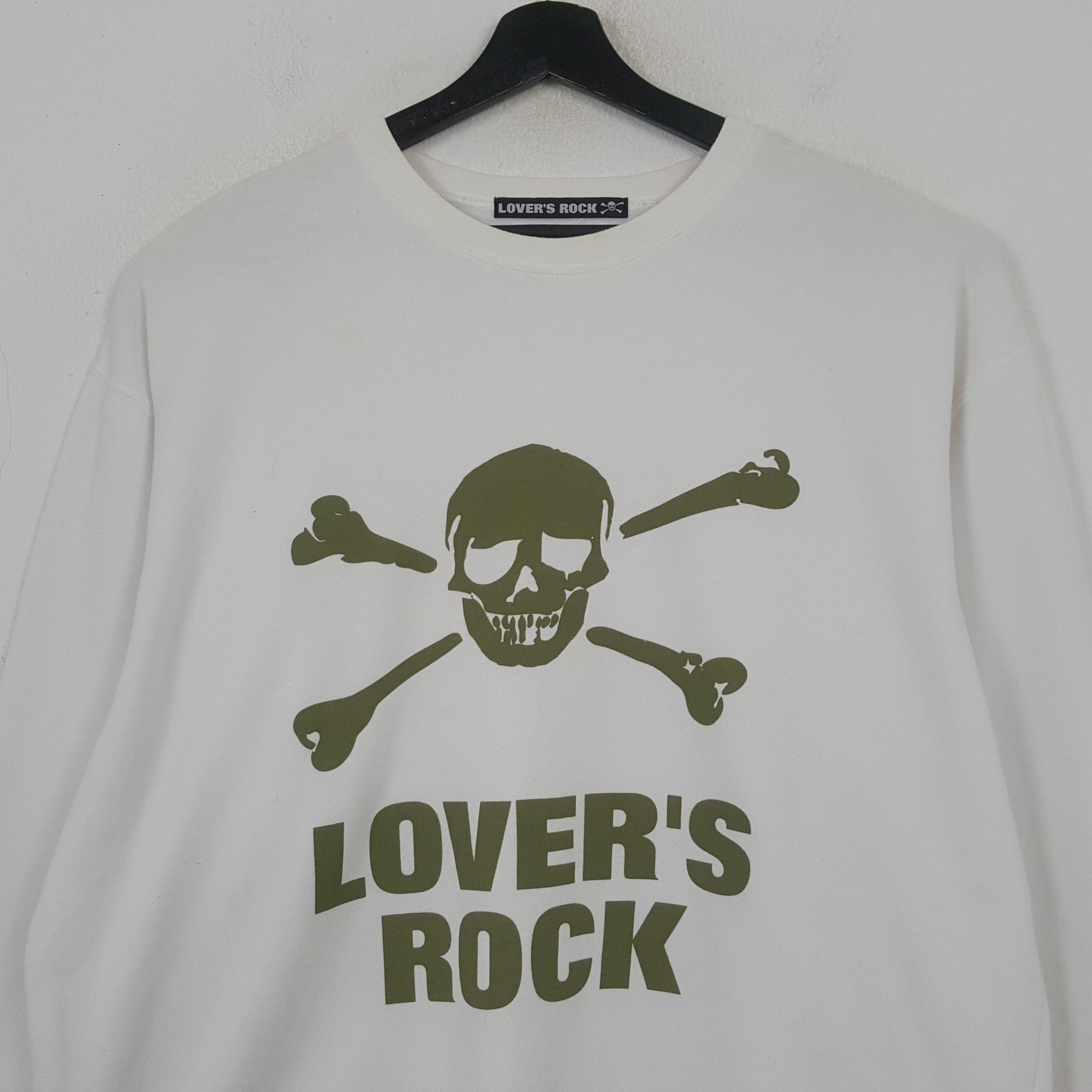 Vintage Skull Lovers Rock Streetwear Style Sweatshirt RR5 Size US XL / EU 56 / 4 - 2 Thumbnail