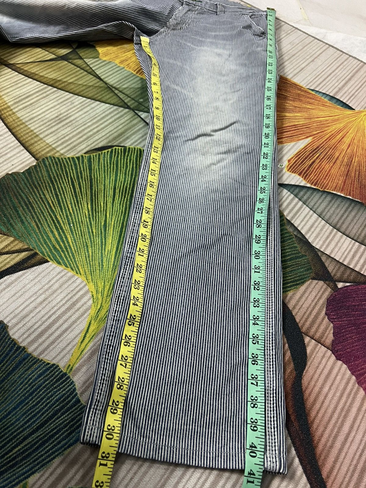 Japanese Brand 💥Vintage Oshkosh Carpenter Stripe Hickory Denim Jean Size US 36 / EU 52 - 4 Thumbnail