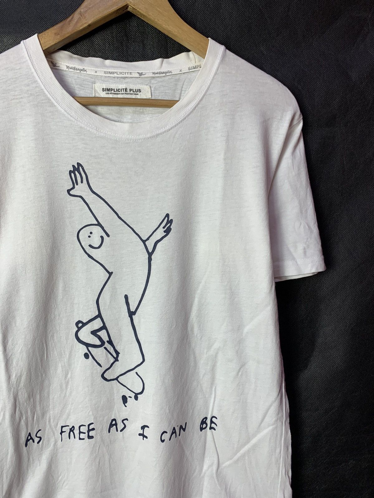 Vintage Steals! Simplicite x Mark Gonzales Skate Streetwear Tee Size US M / EU 48-50 / 2 - 2 Thumbnail