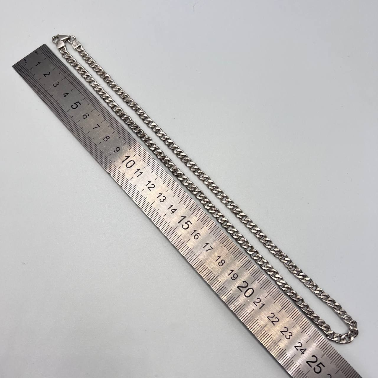 Vintage Sterling Silver 925 Chain Necklace Signed 29.4g
