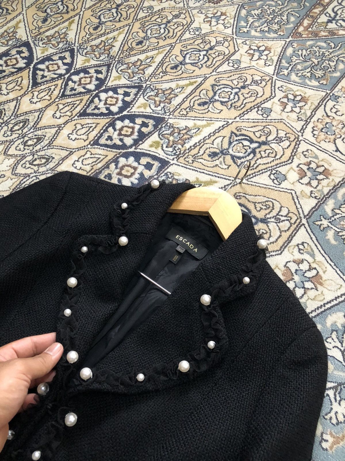 Escada Rare❗️Escada Pearl Gothic Punk Seditionaries Jacket Size S / US 4 / IT 40 - 2 Thumbnail