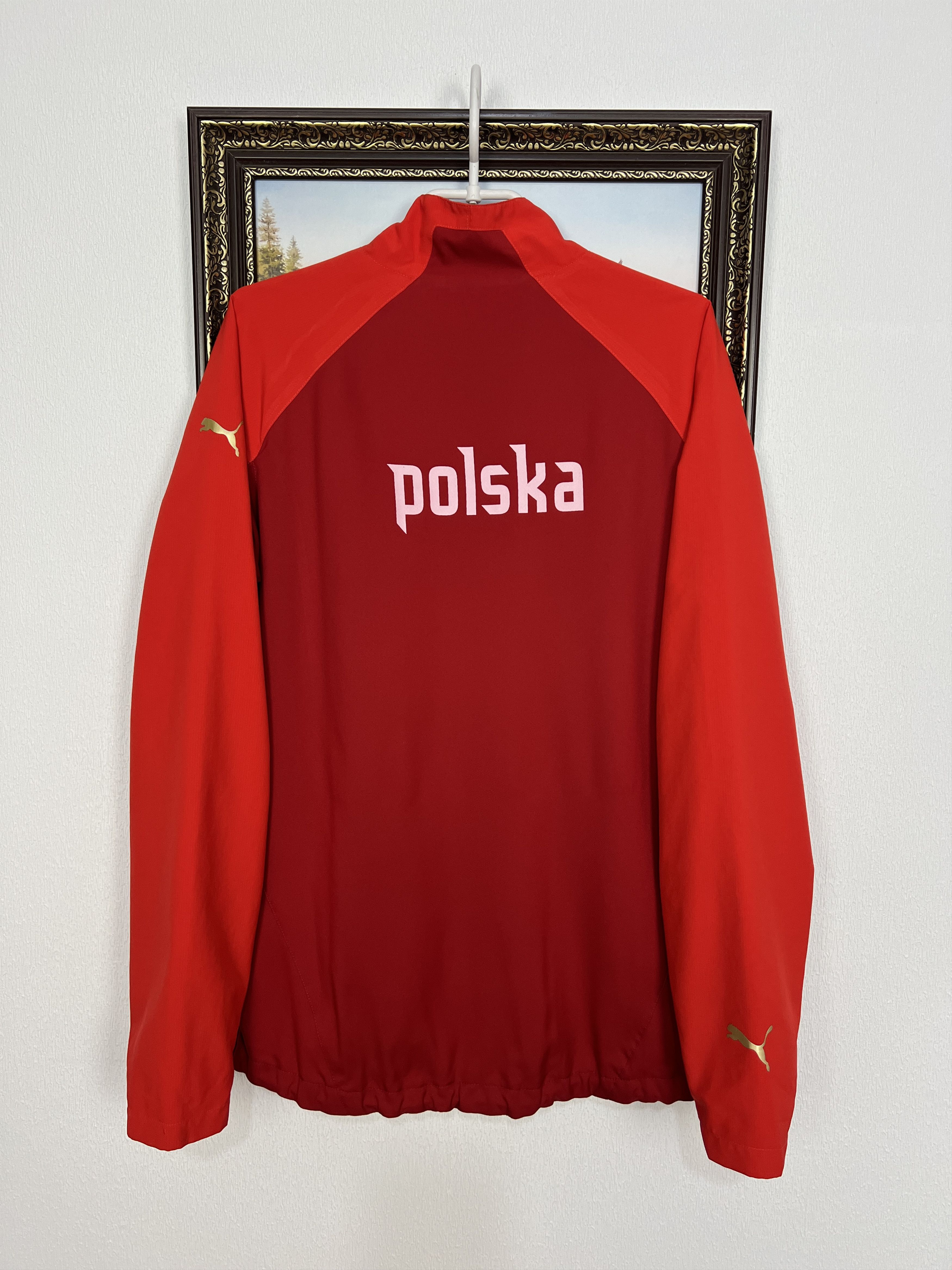 Puma Football Poland Track Suit Soccer Set Jacket Pants National Size US M / EU 48-50 / 2 - 7 Thumbnail