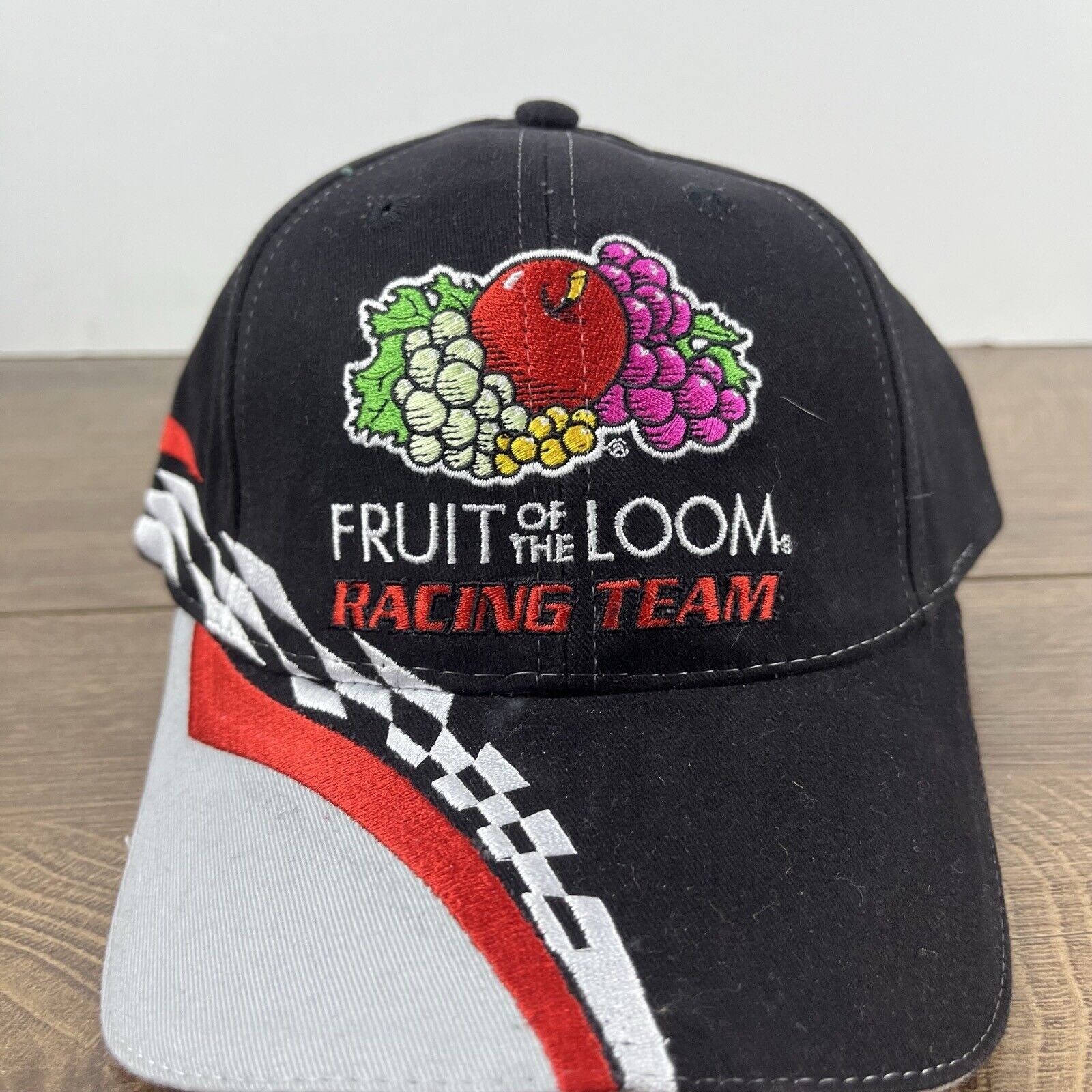 Other Fruit of the Loom Racing 55 Hat Black Cap Hat Adjustable Bla Size ONE SIZE - 5 Thumbnail