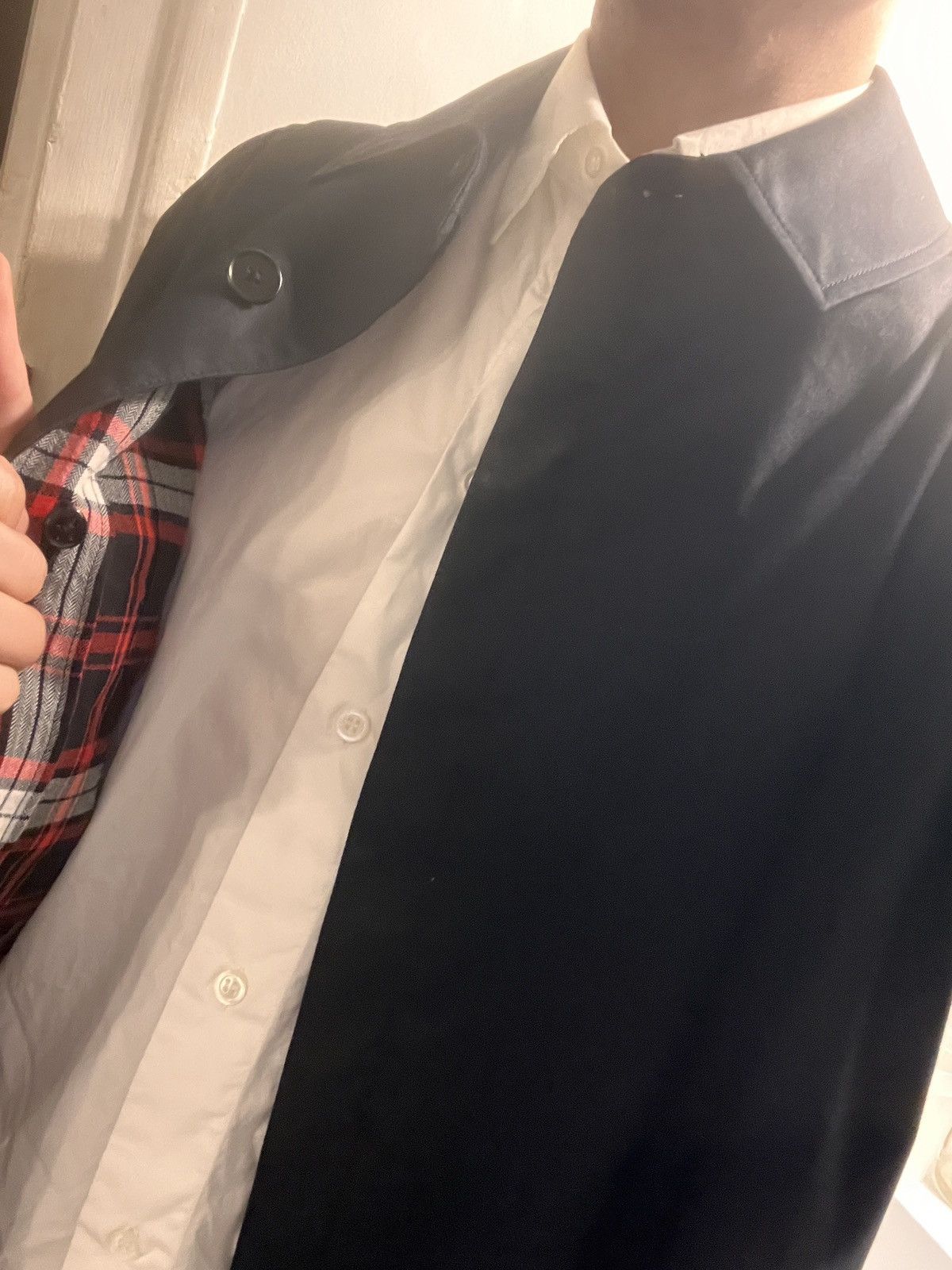 Maison Margiela Maison Margiela Tartan Plaid Lined Mac Trench Coat Size US M / EU 48-50 / 2 - 8 Thumbnail