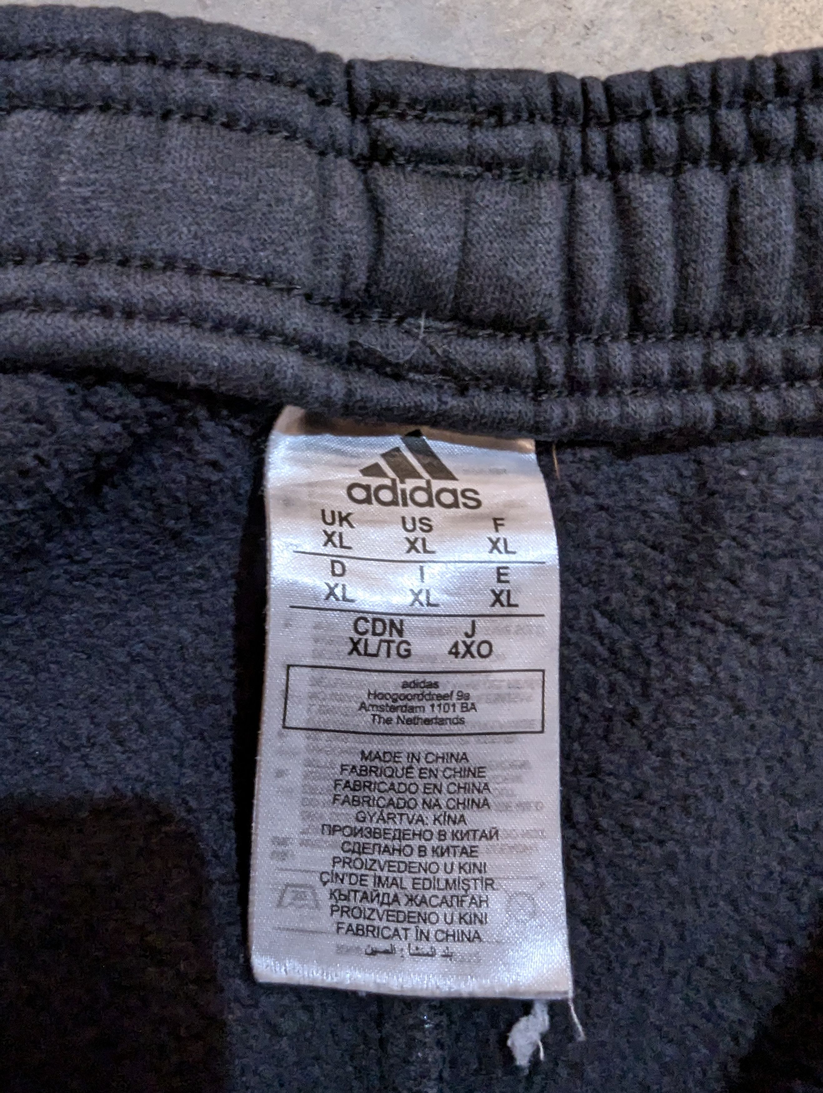 Adidas Adidas Black Joggers Size US 36 / EU 52 - 2 Thumbnail