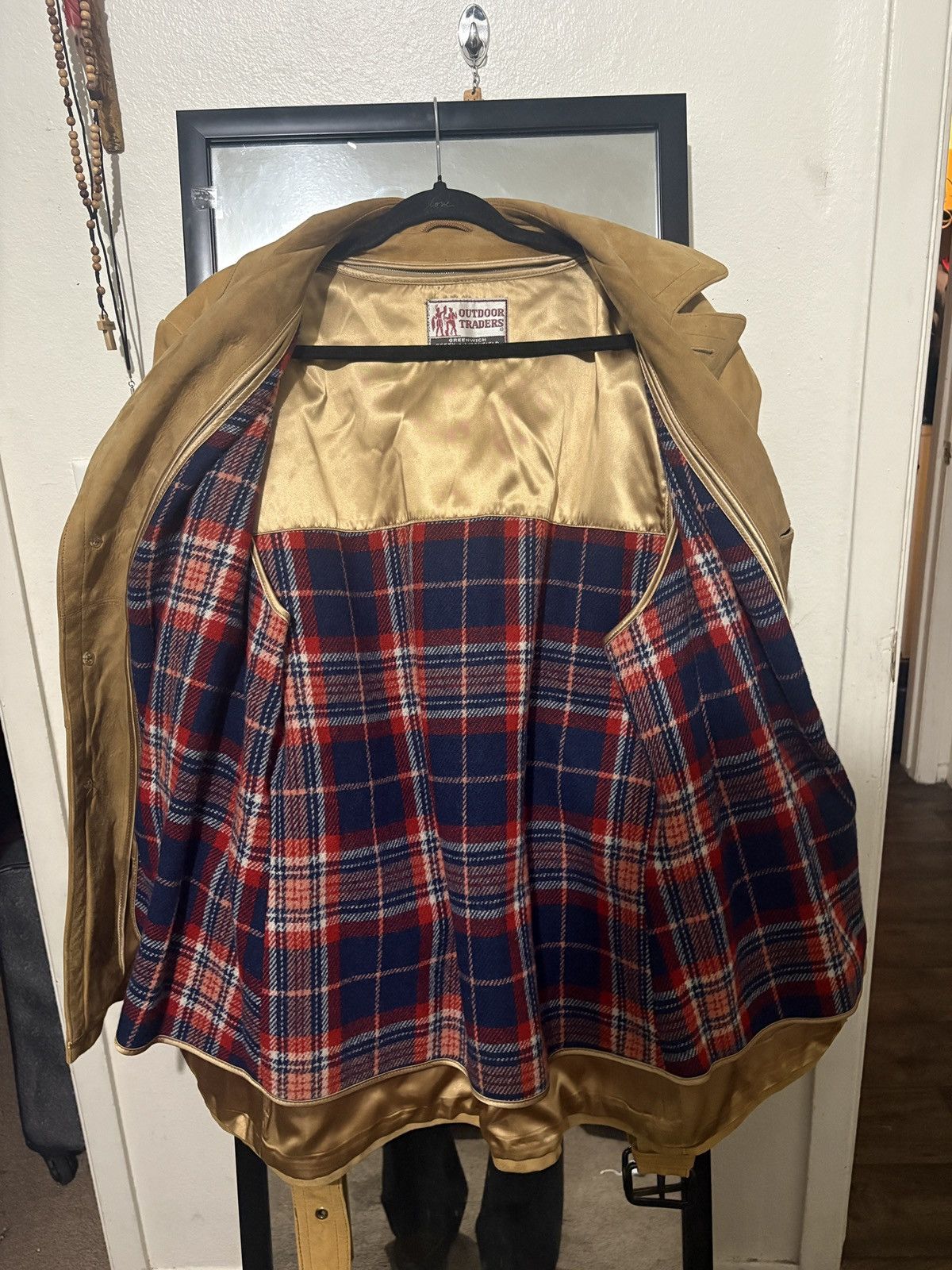 Other Outdoors Traders Suede Leather Coat Size US M / EU 48-50 / 2 - 2 Thumbnail