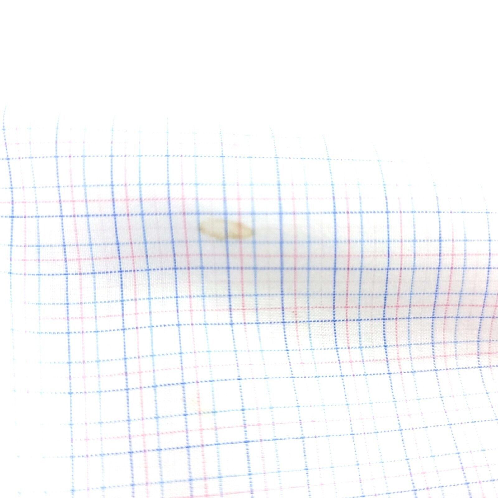 Jos. A. Bank DAMAGED Jos A Bank Traveler 20 35 White Blue Pink Check Pock Size US XXL / EU 58 / 5 - 11 Thumbnail