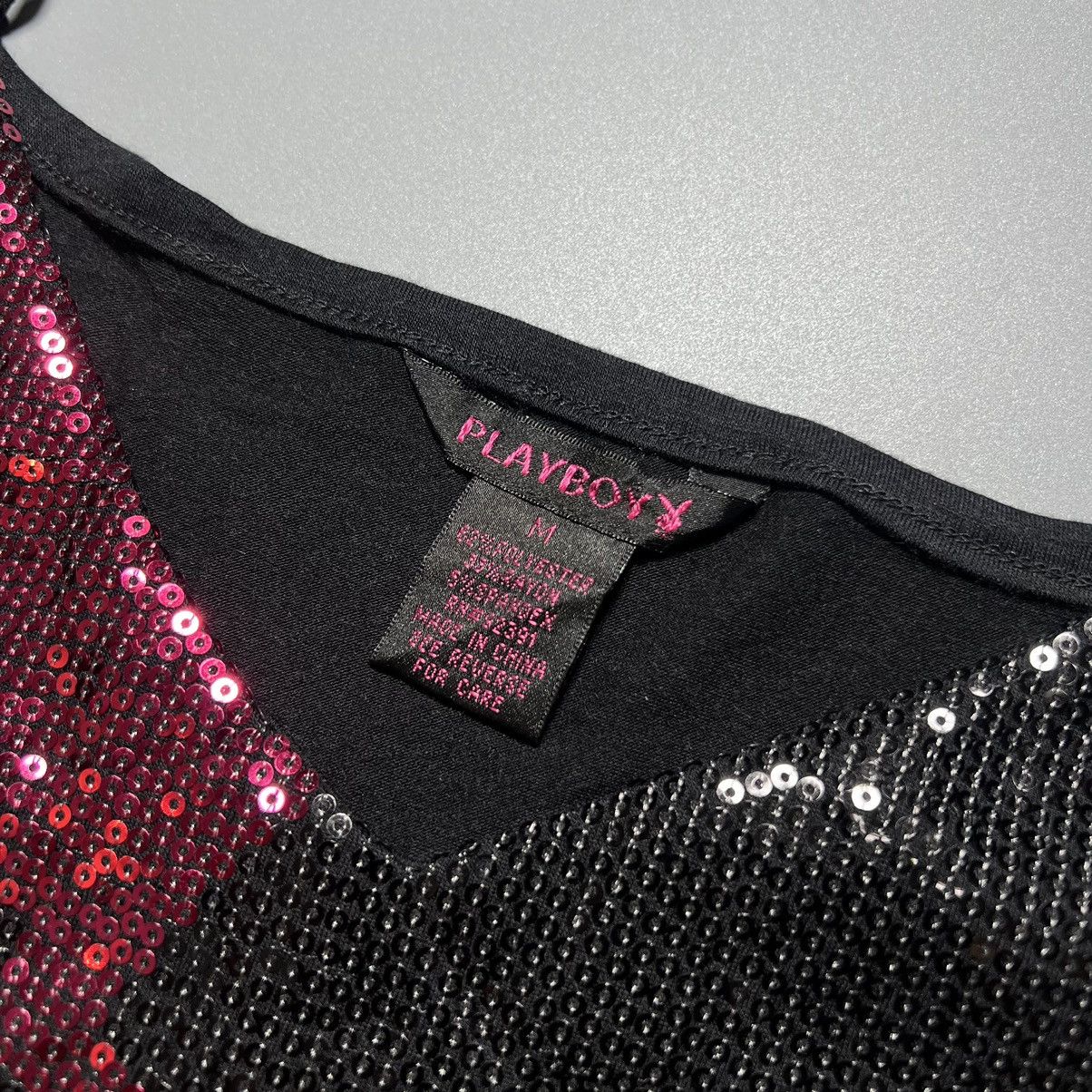 Playboy 90's Playboy Sequin Top (Rare to Find) Size M / US 6-8 / IT 42-44 - 5 Thumbnail