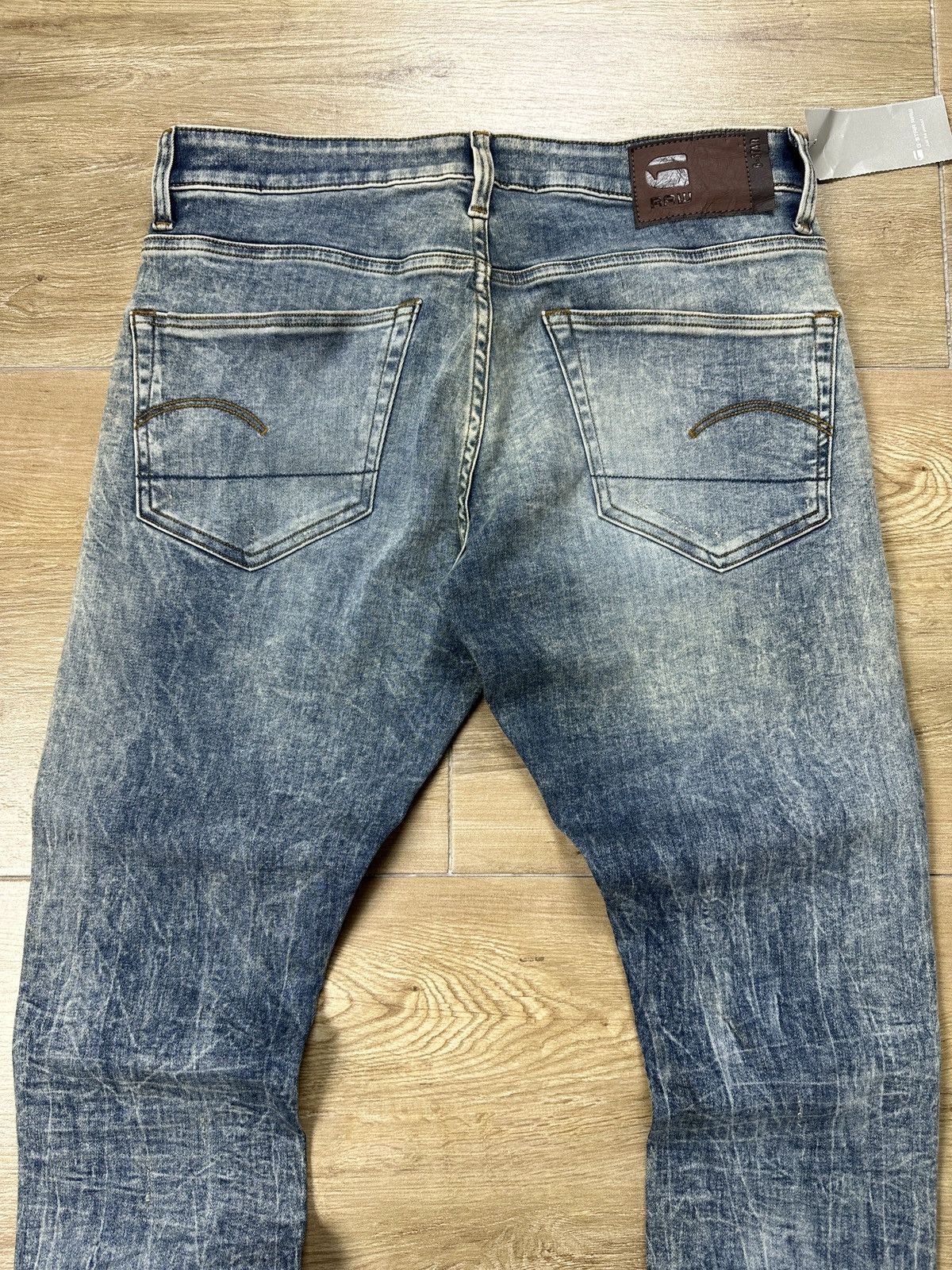 G-Star NEW🏷️ G-Star Raw 3301 Deconstructed Super Slim Denim Jeans Size US 31 - 9 Thumbnail