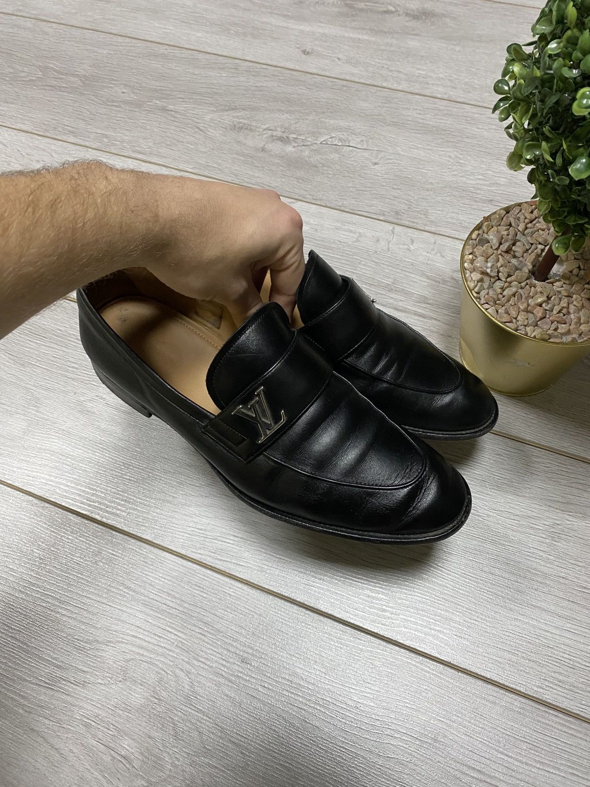 Louis Vuitton Louis Vuitton Saint germain loafer leather LV shoes Size US 8 / EU 41 - 11 Thumbnail