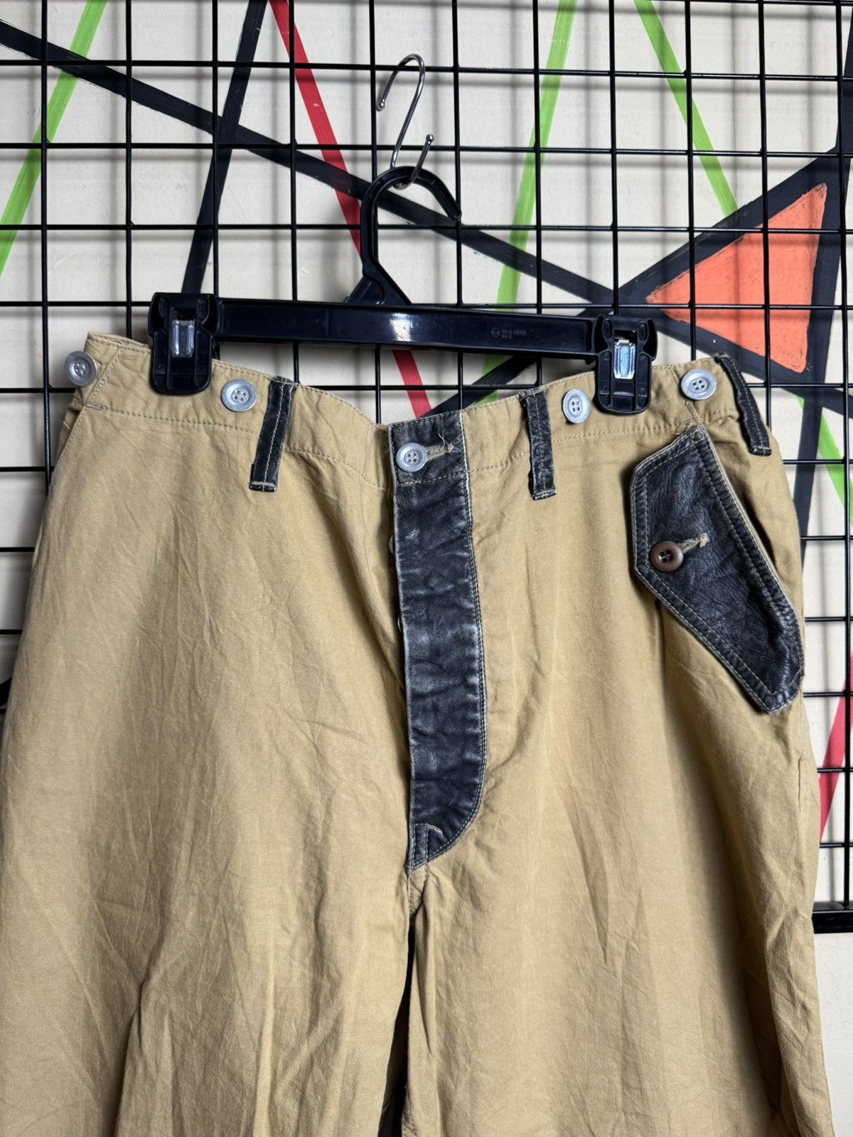 Le Grande Bleu (L.G.B.) LGB long pants buckle back leather Size US 34 / EU 50 - 4 Thumbnail
