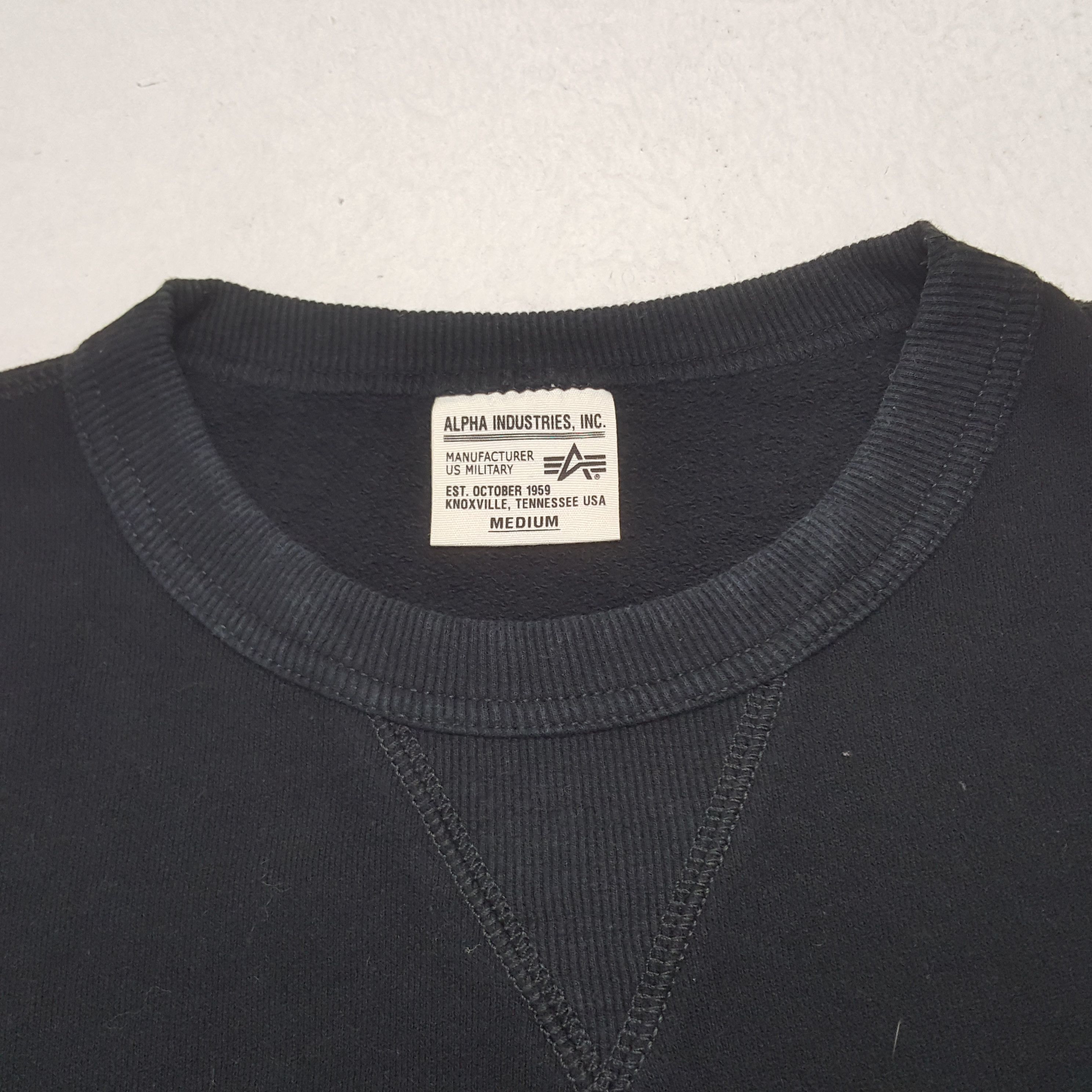 Alpha Industries × Vintage Vintage Alpha Industries Custom Art Skull Japan Sweatshirt Size US M / EU 48-50 / 2 - 5 Thumbnail